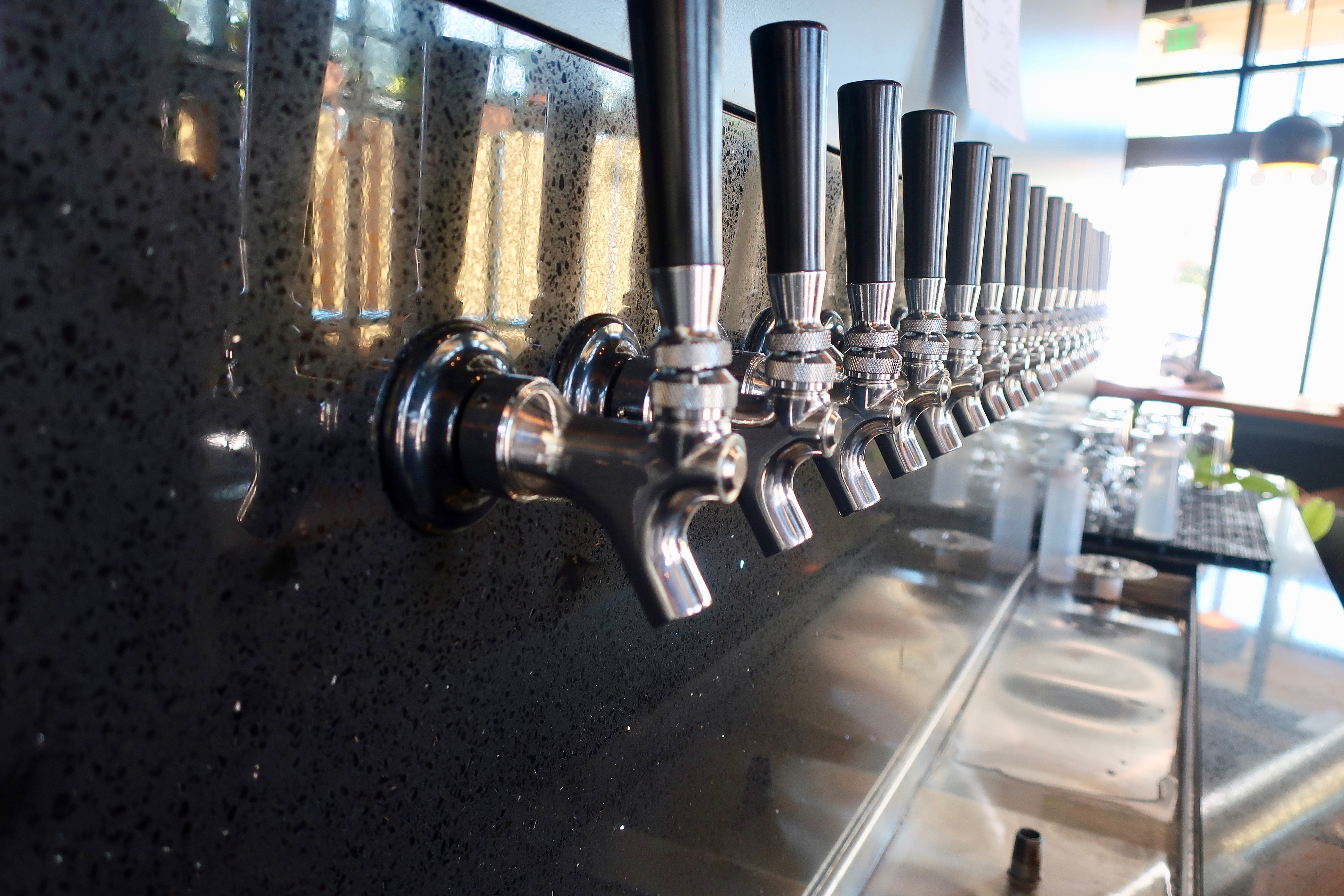 Mayfly Taproom & Bottle Shop serves from 16 rotating taps.