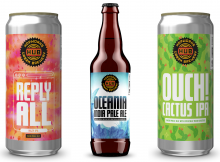 New April 2019 Beers From Hopworks Urban Brewery - Reply All Hazy IPA, Oceania IPA, Ouch! Cactus IPA