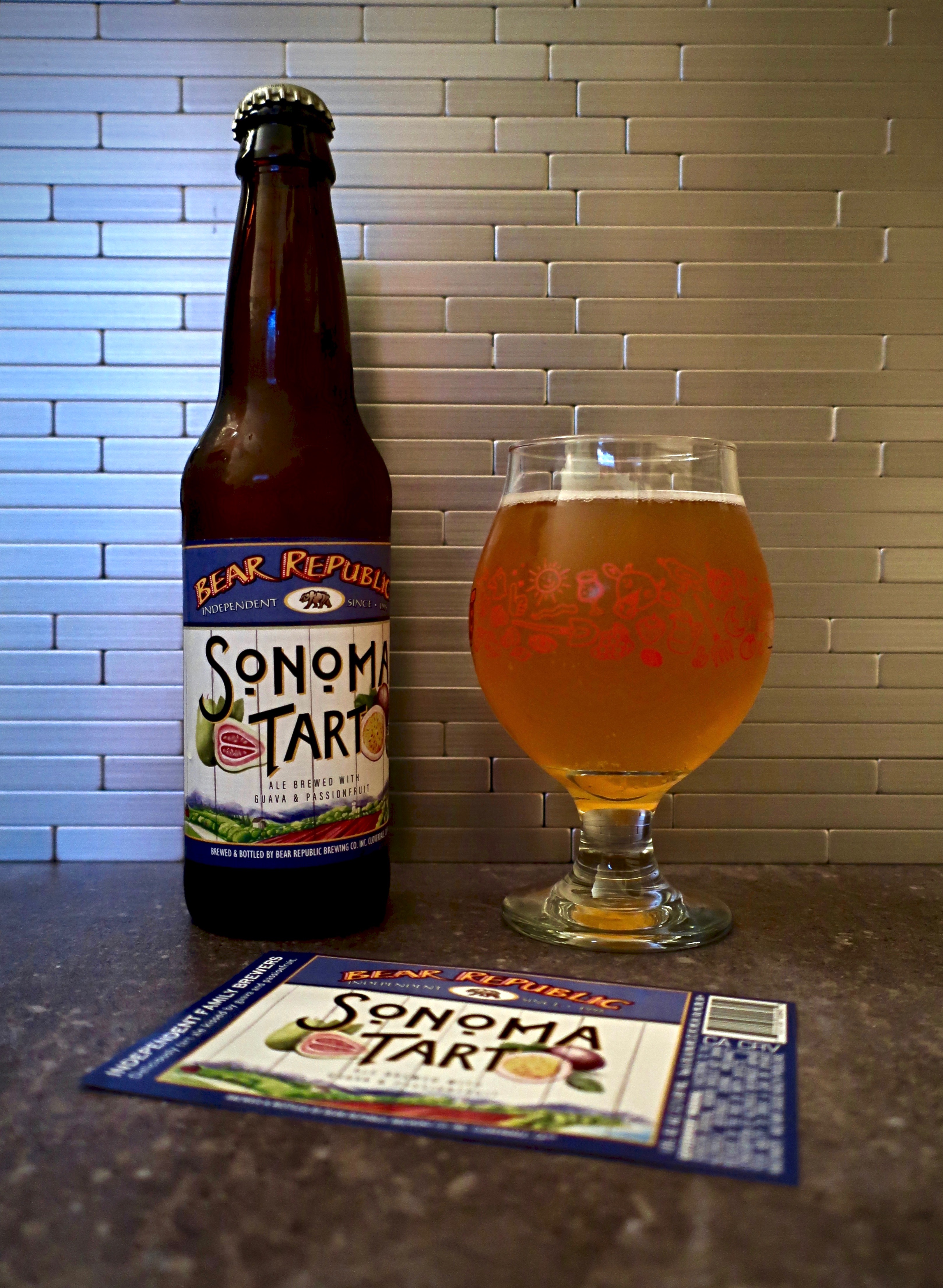 The recently released Sonoma Tart from Bear Republic Brewing.
