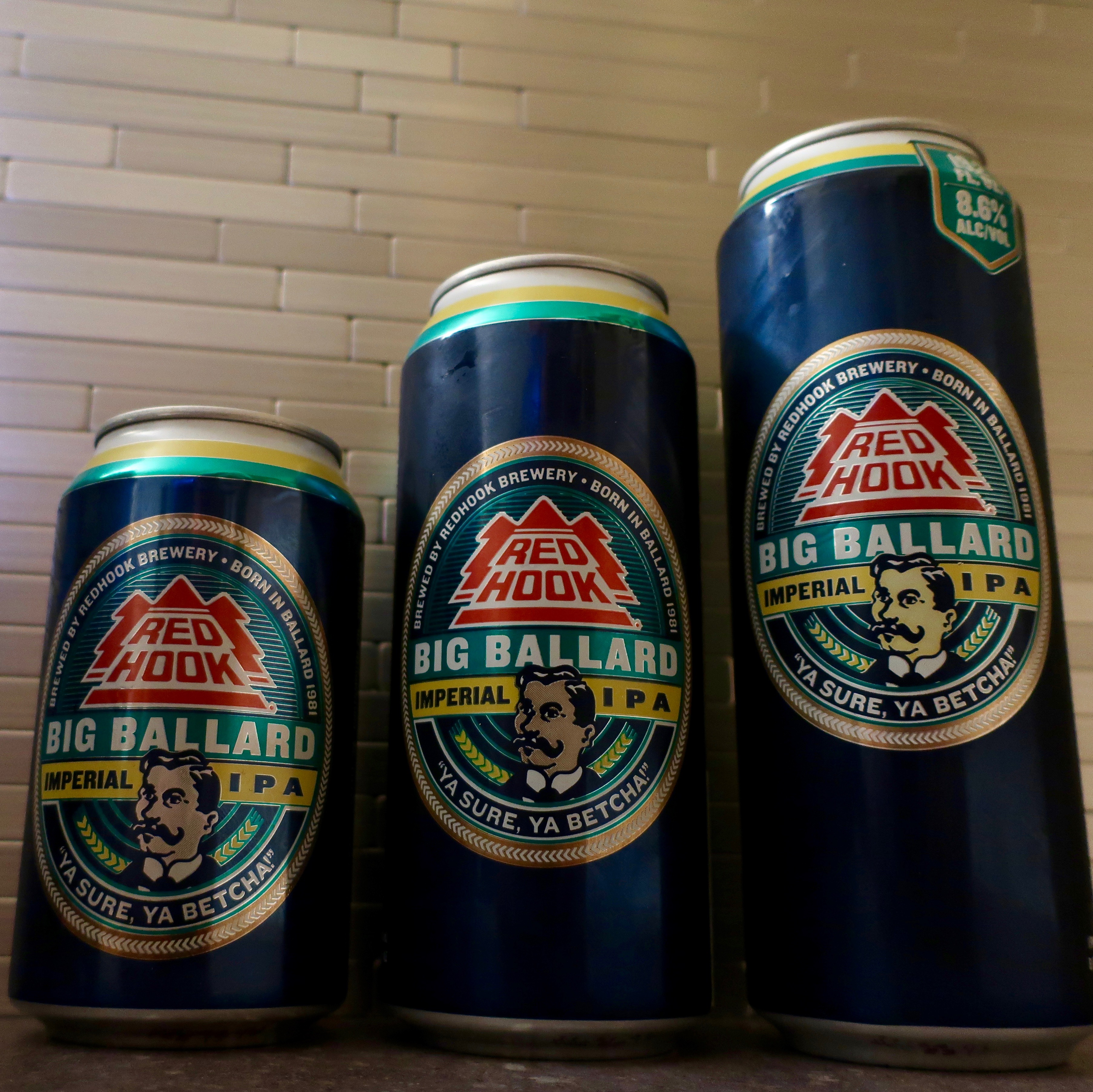 Redhood Big Ballard Imperial IPA is available in 12-ounce, 16-ounce and 19.2-ounce cans.