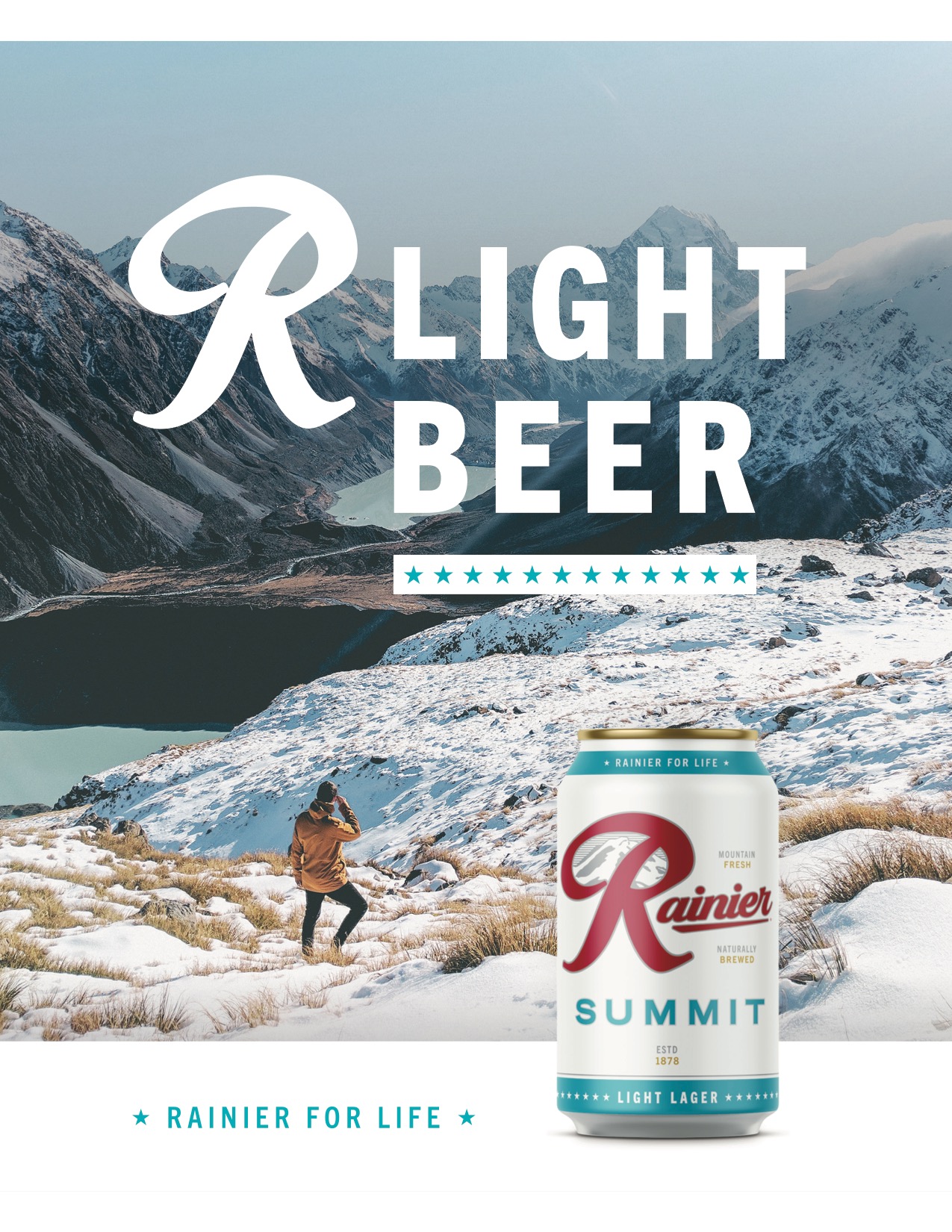 Rainier Light Beer Can Rainier Brewing Company NEW Ohio / Washington Brew Details about    