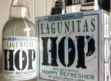 A four pack of the new Lagunitas Hop Hoppy Refresher.