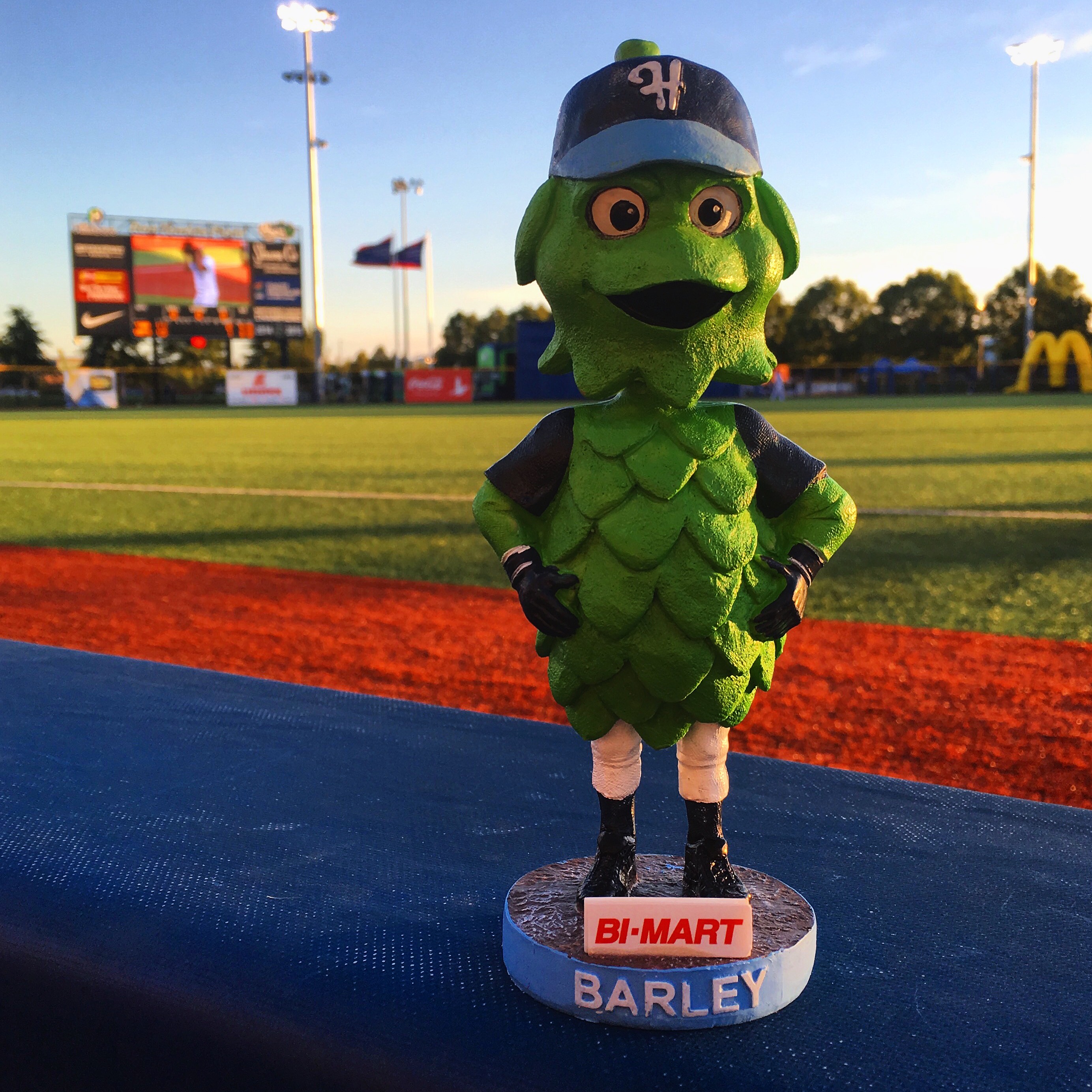 2014 Hillsboro Hops Barley The Hop Mascot