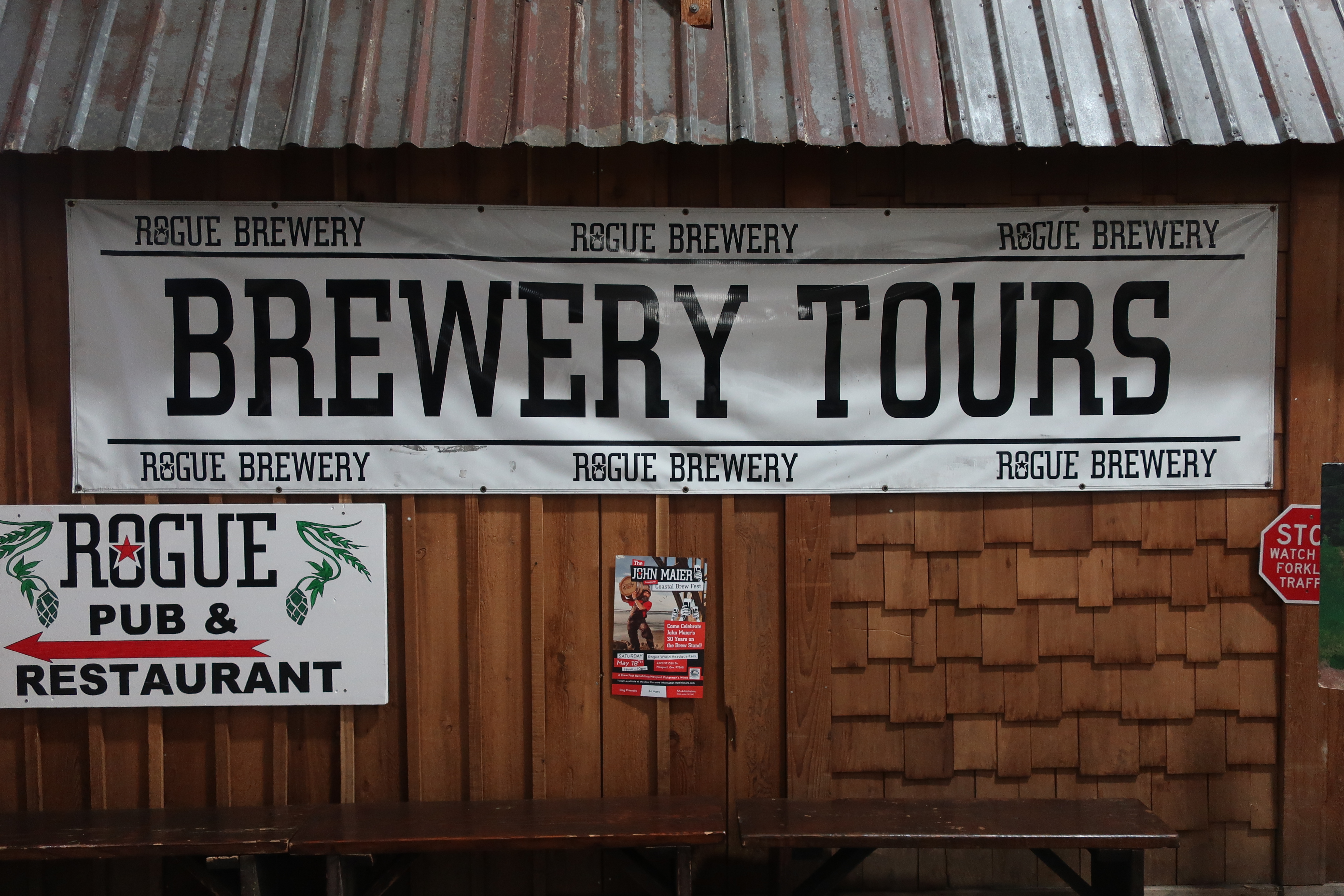 Brewery Tours at Rogue Ales in Newport, Oregon.