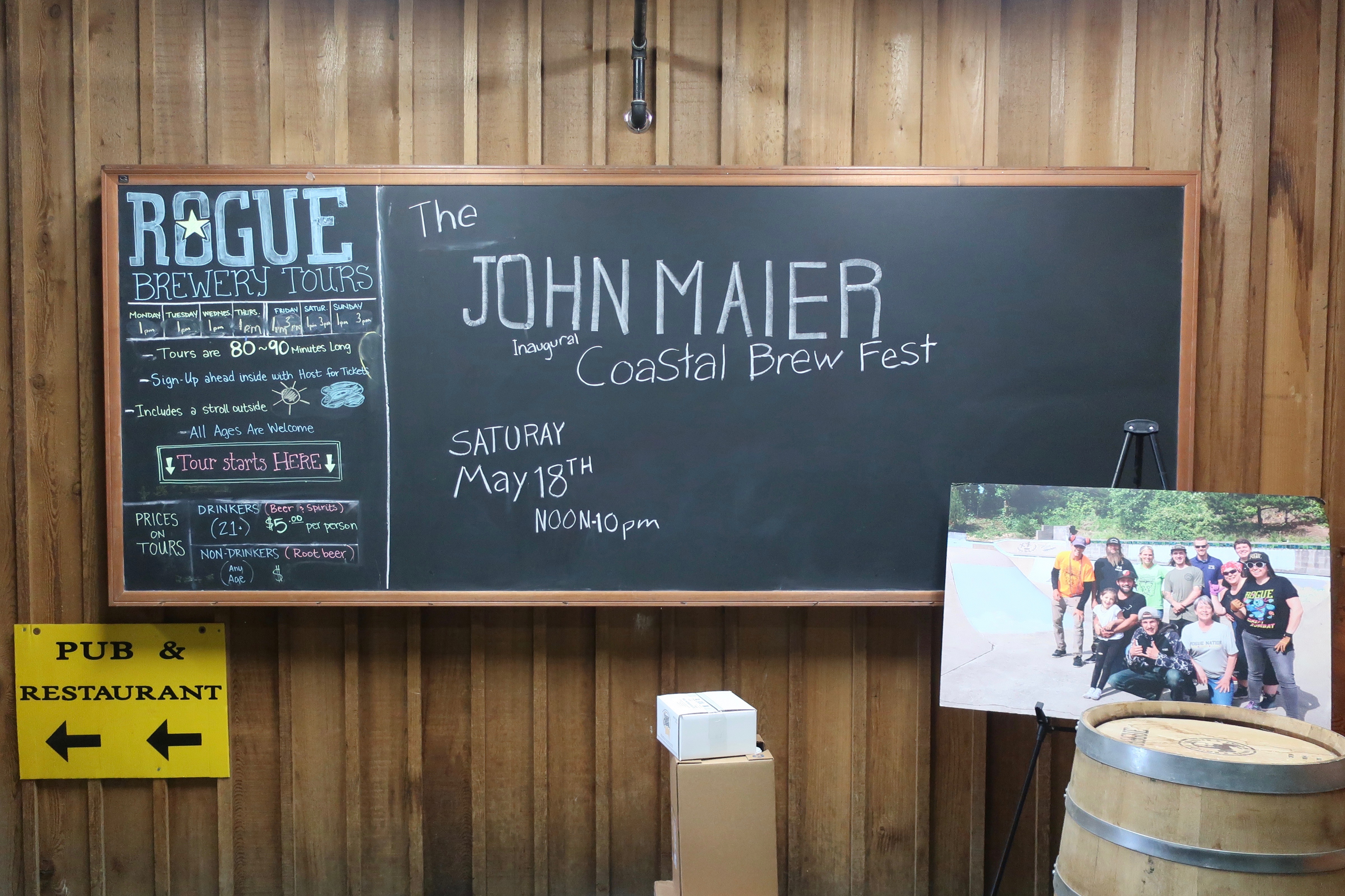 The John Maier Coastal Brew Fest took place on May 18, 2019 in Newport, Oregon at Rogue Ales.