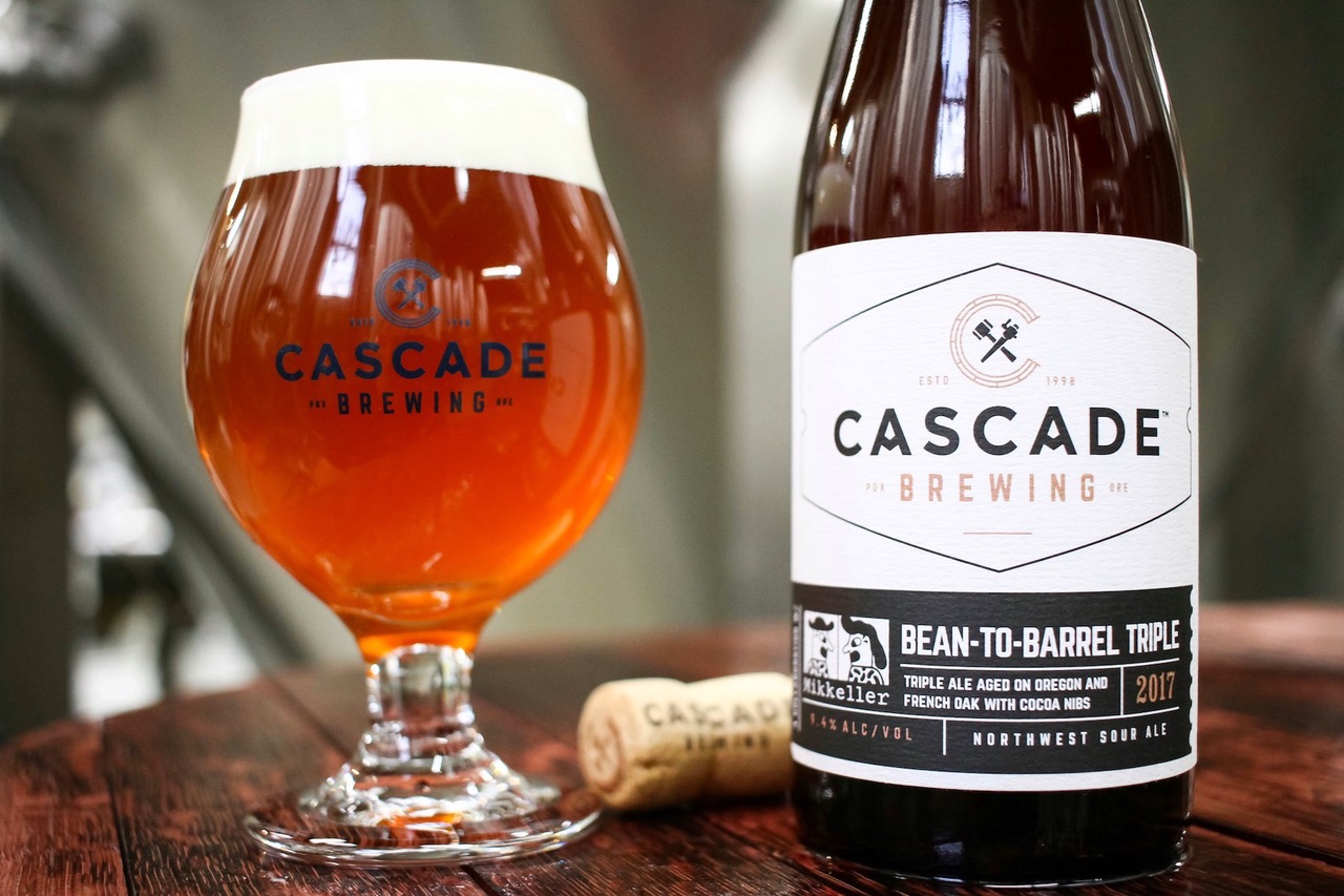 image of Cascade Brewing Bean to Barrel, brewed in collaboration with Mikkeller Beer courtesy of Cascade Brewing