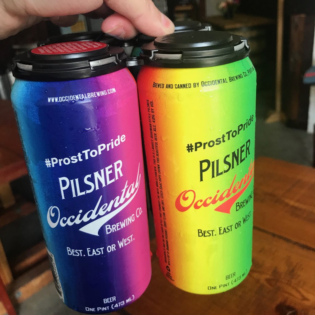 Occidental Brewing Releases Limited Edition Pride Pilsner Cans To