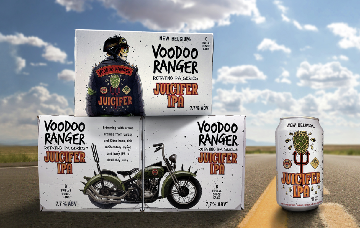 image of Voodooo Ranger Juicifer IPA courtesy of New Belgium Brewing