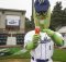 Dillon The Pickle cheers to game day. (image courtesy of Portland Brewing)