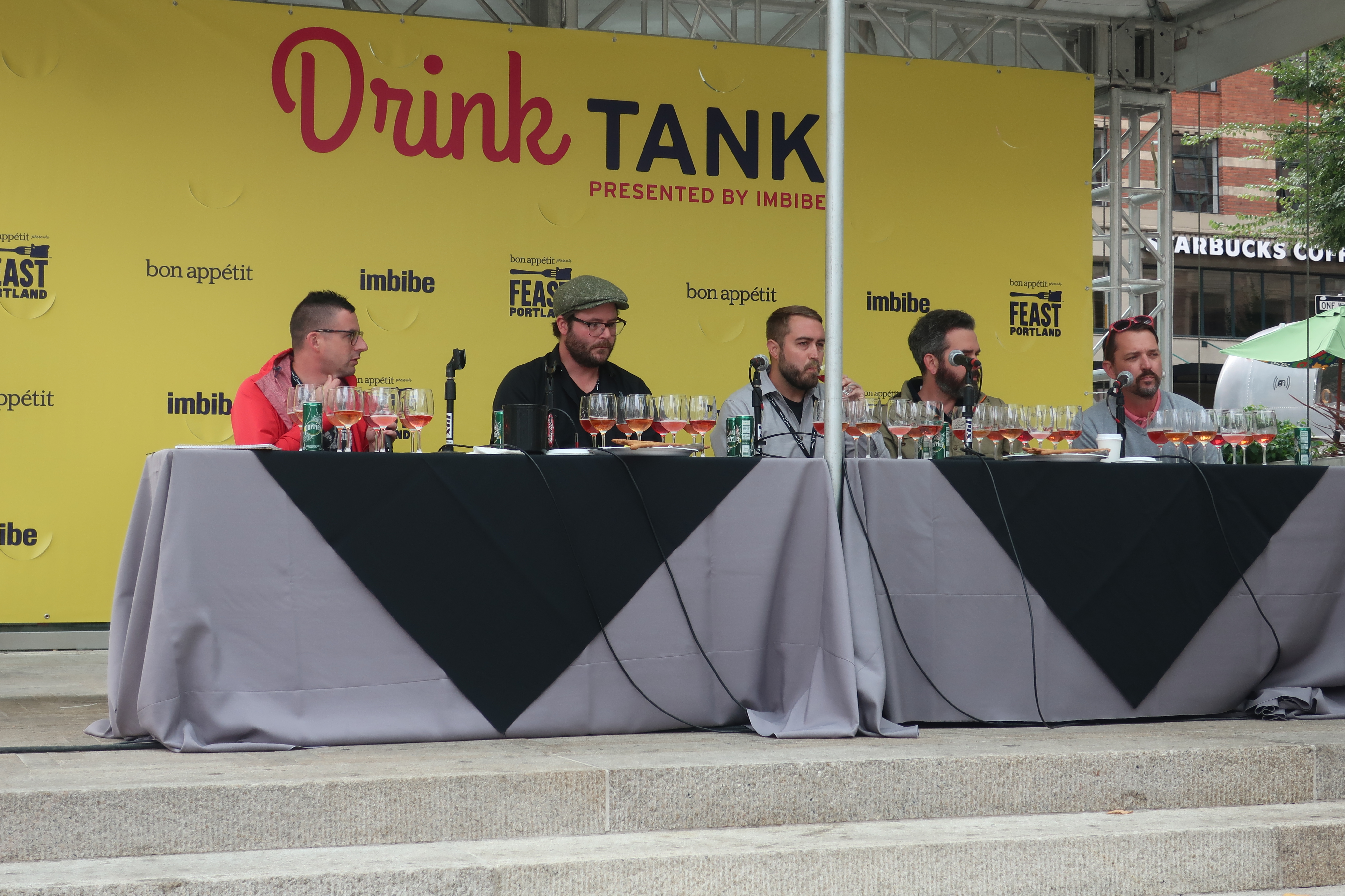 Drink Tank moderated by Joshua Bernstein at Feast Portland.