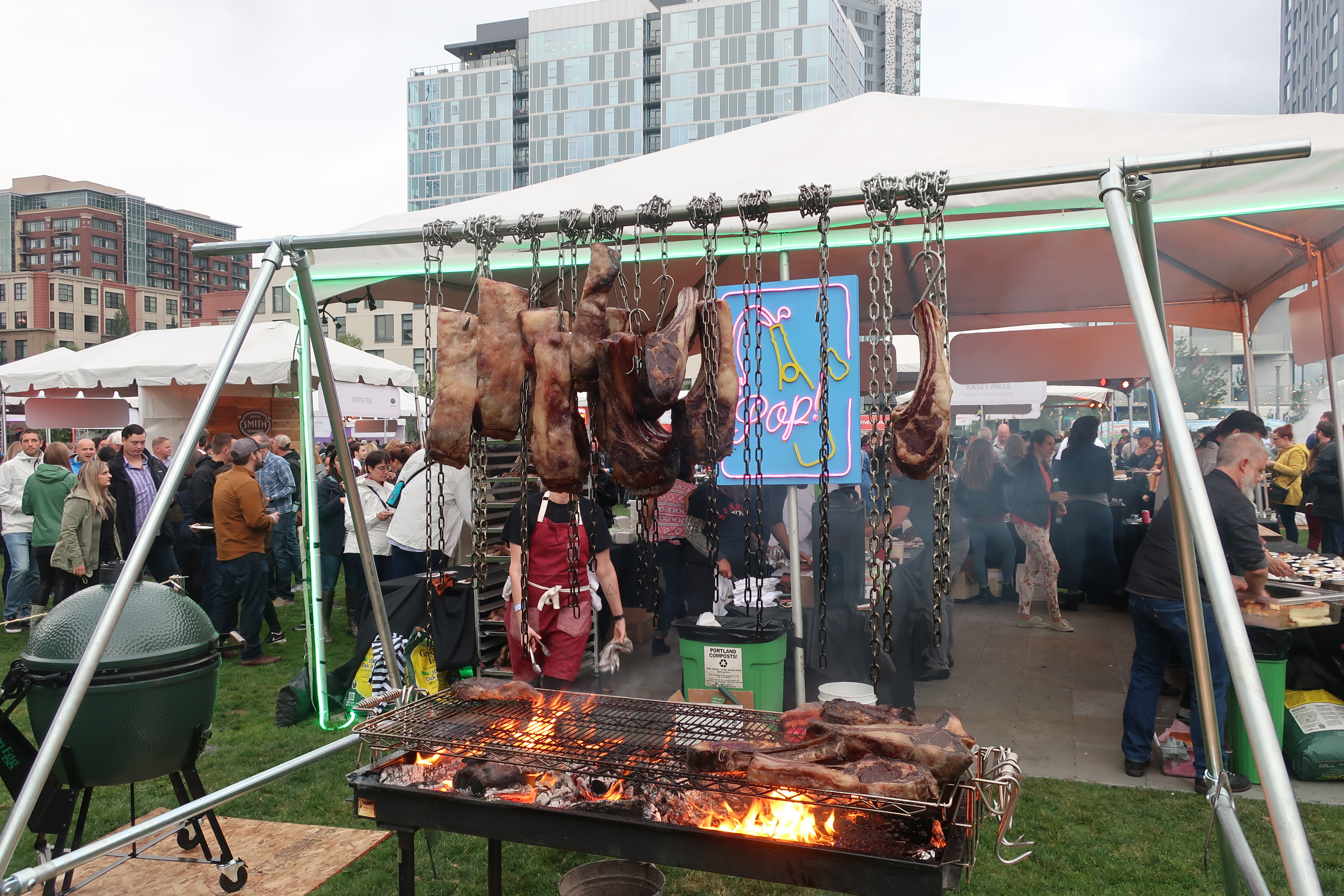 Meat during Smoked at Feast Portland 2018.