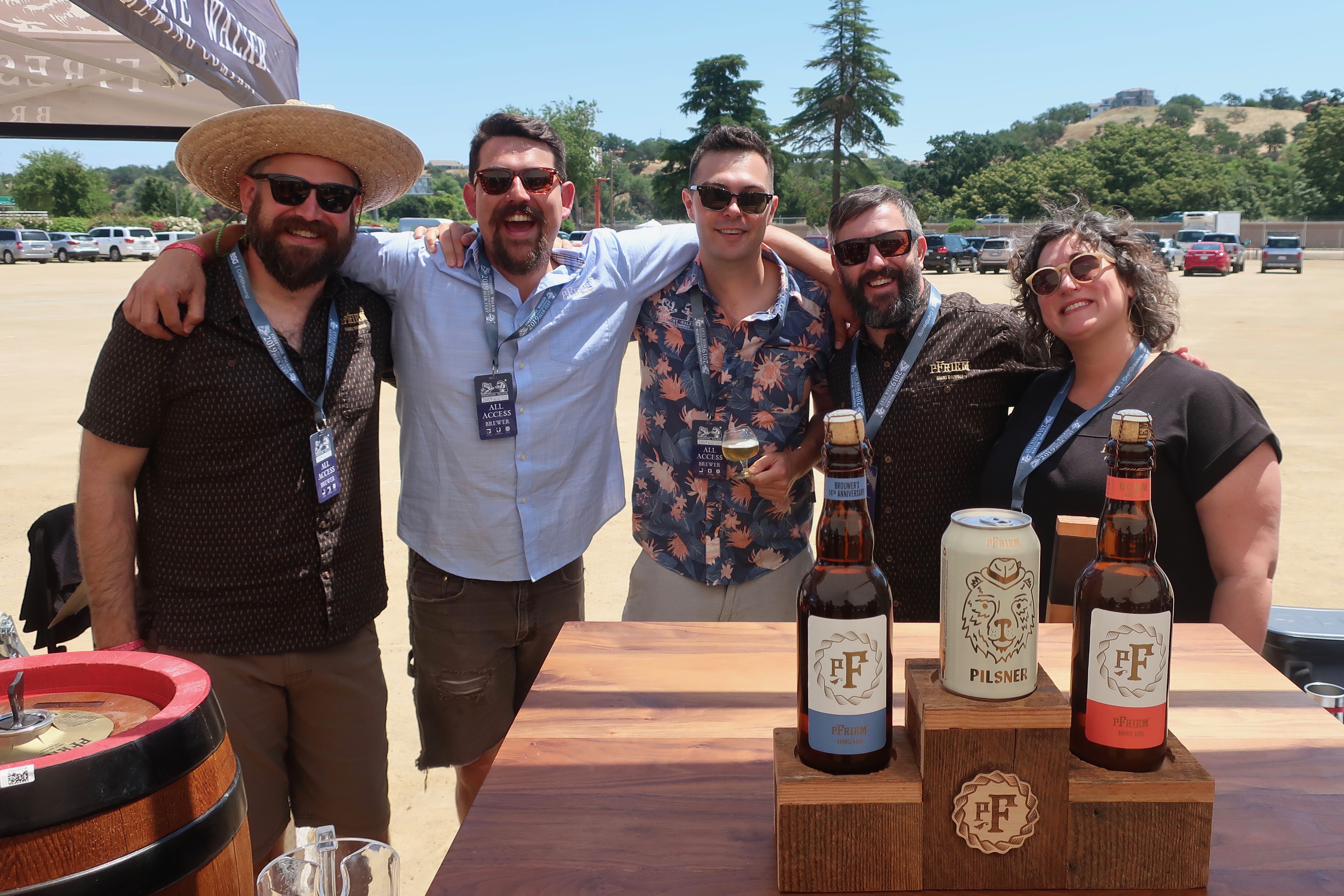 The crew from pFriem Family Brewers at their debut at the 2019 Firestone Walker Invitational Beer Fest.