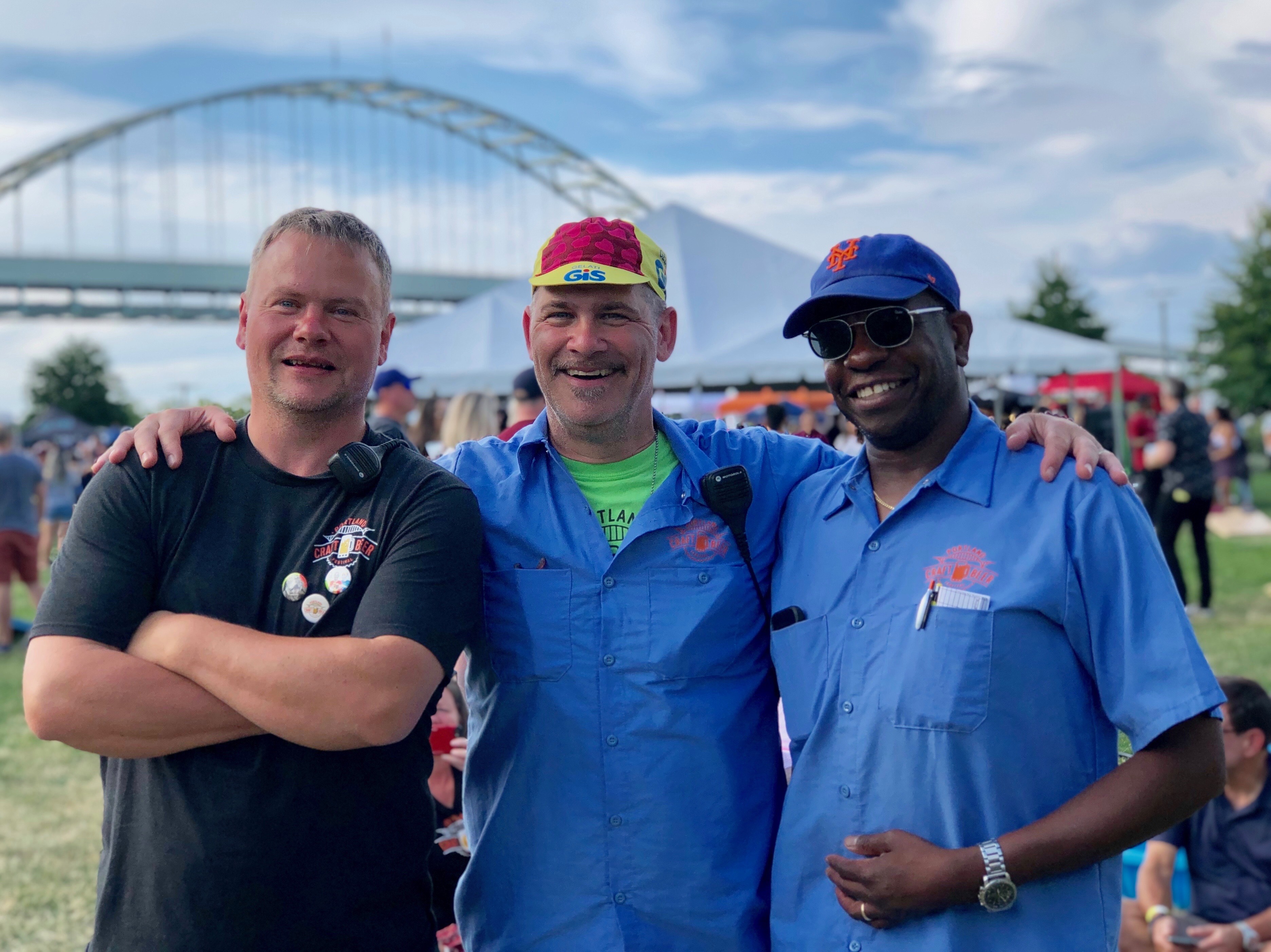 Co-founders of the Portland Craft Beer Festival - Chris Rhodes, Joseph Sundberg, Rodney Woodley. (photo by Cat Stelzer)