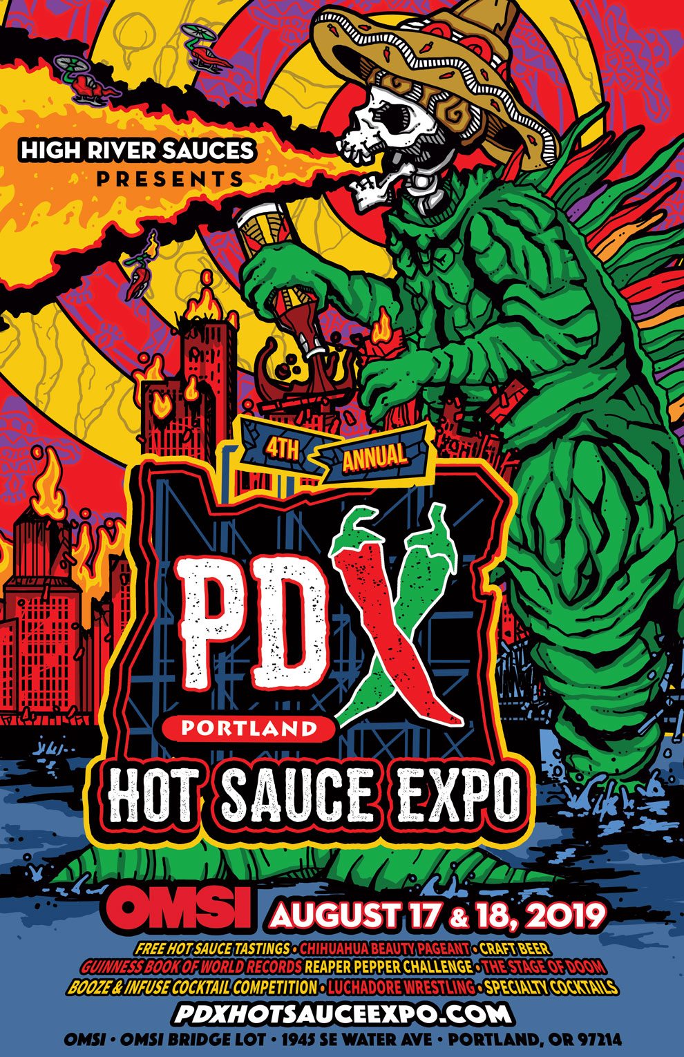 4th Annual Portland Hot Sauce Expo August 1718, 2019