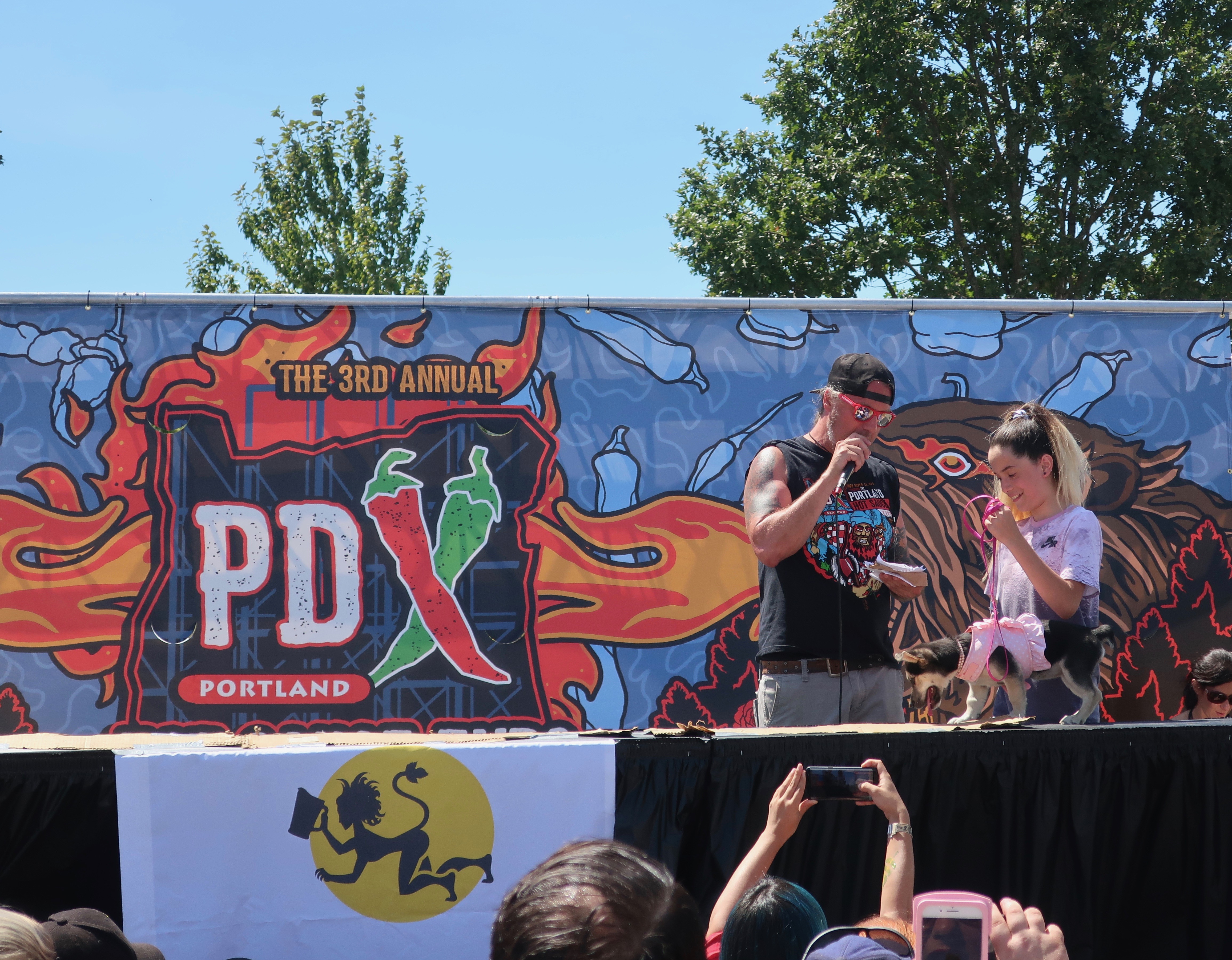 The annual Chihuahua Beauty Pageant is very popular each year at the PDX Hot Sauce Expo in Portland, Oregon.