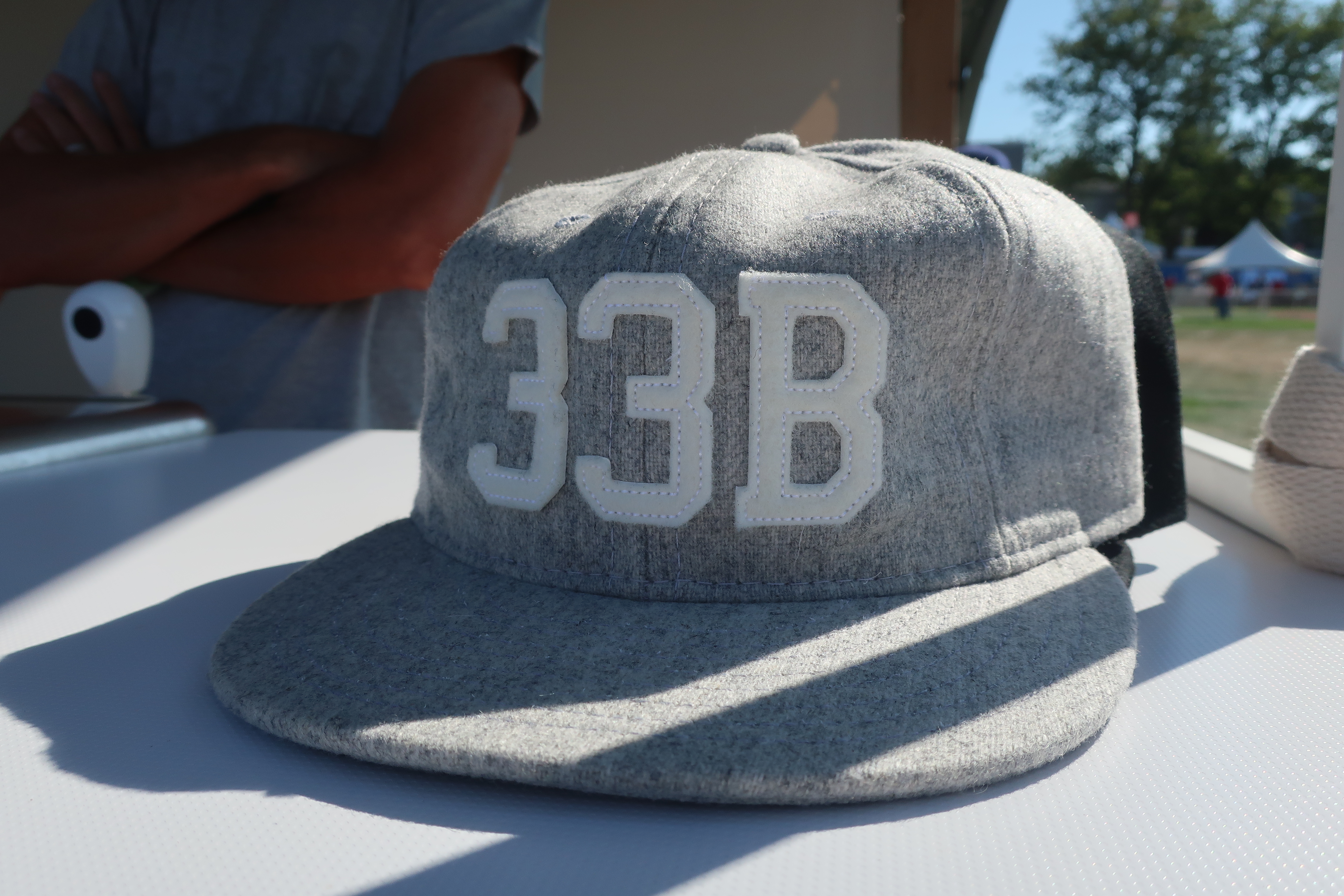 A hat from 33 Brewing Experiment, part of 33 Acres Brewing where Trever Bass is now brewing.