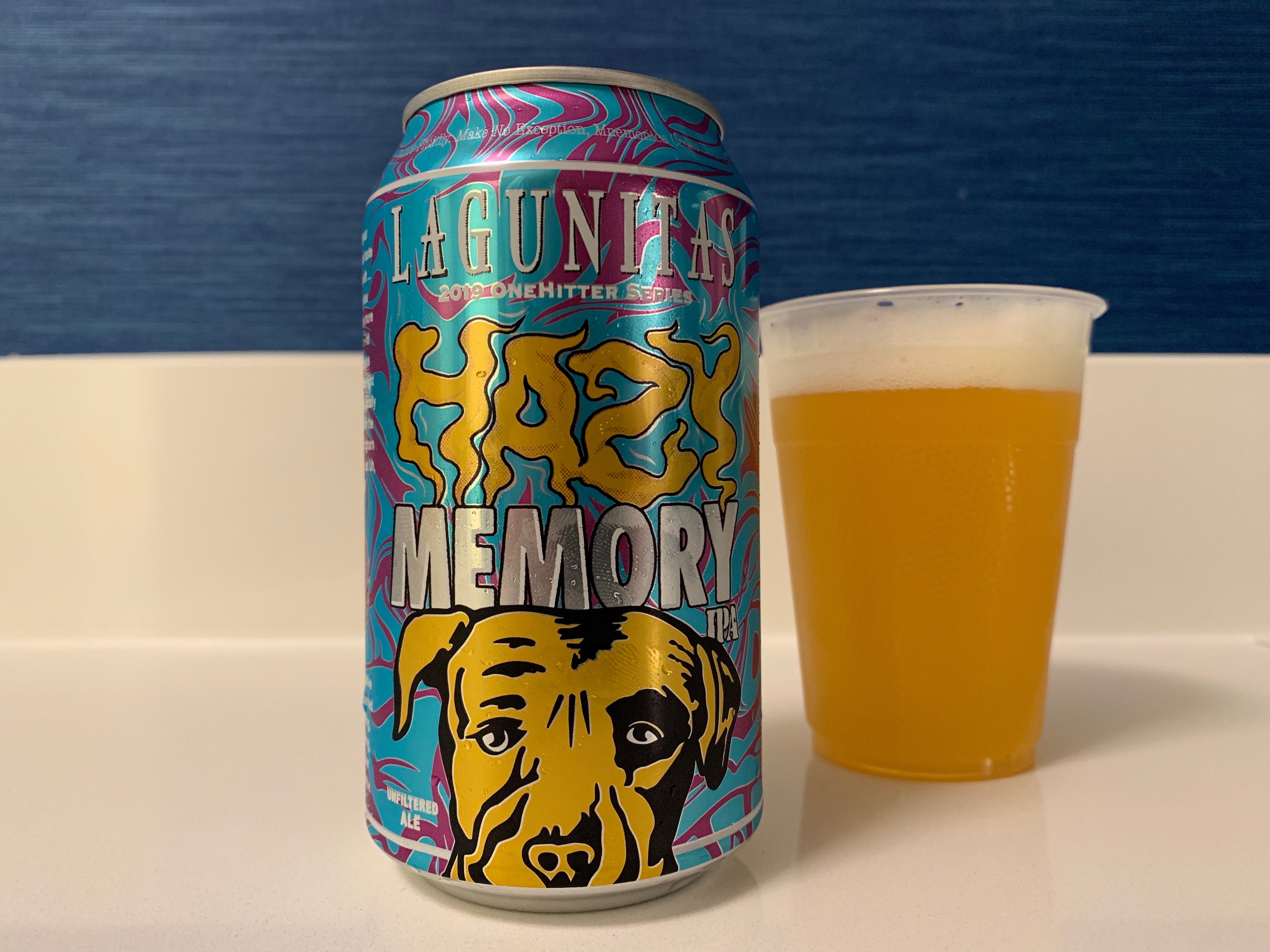 New to cans from Lagunitas is Hazy Memory IPA, a delicous unfiltered IPA.