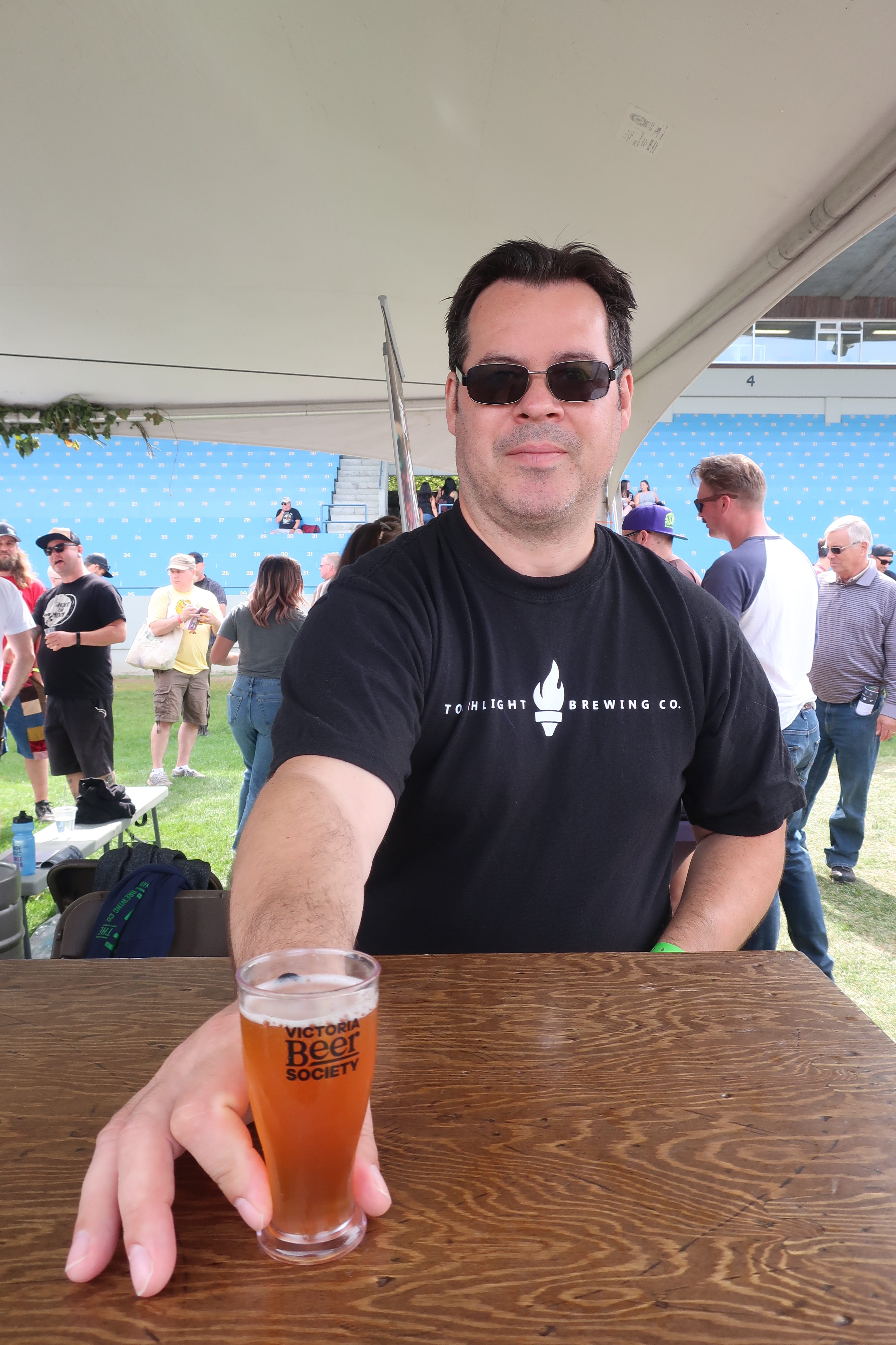 Pumpkin Spice Latte from Torchlight Brewing at the 2019 Great Canadian Beer Festival.