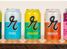 image of the refreshed branding courtesy of Reuben's Brews