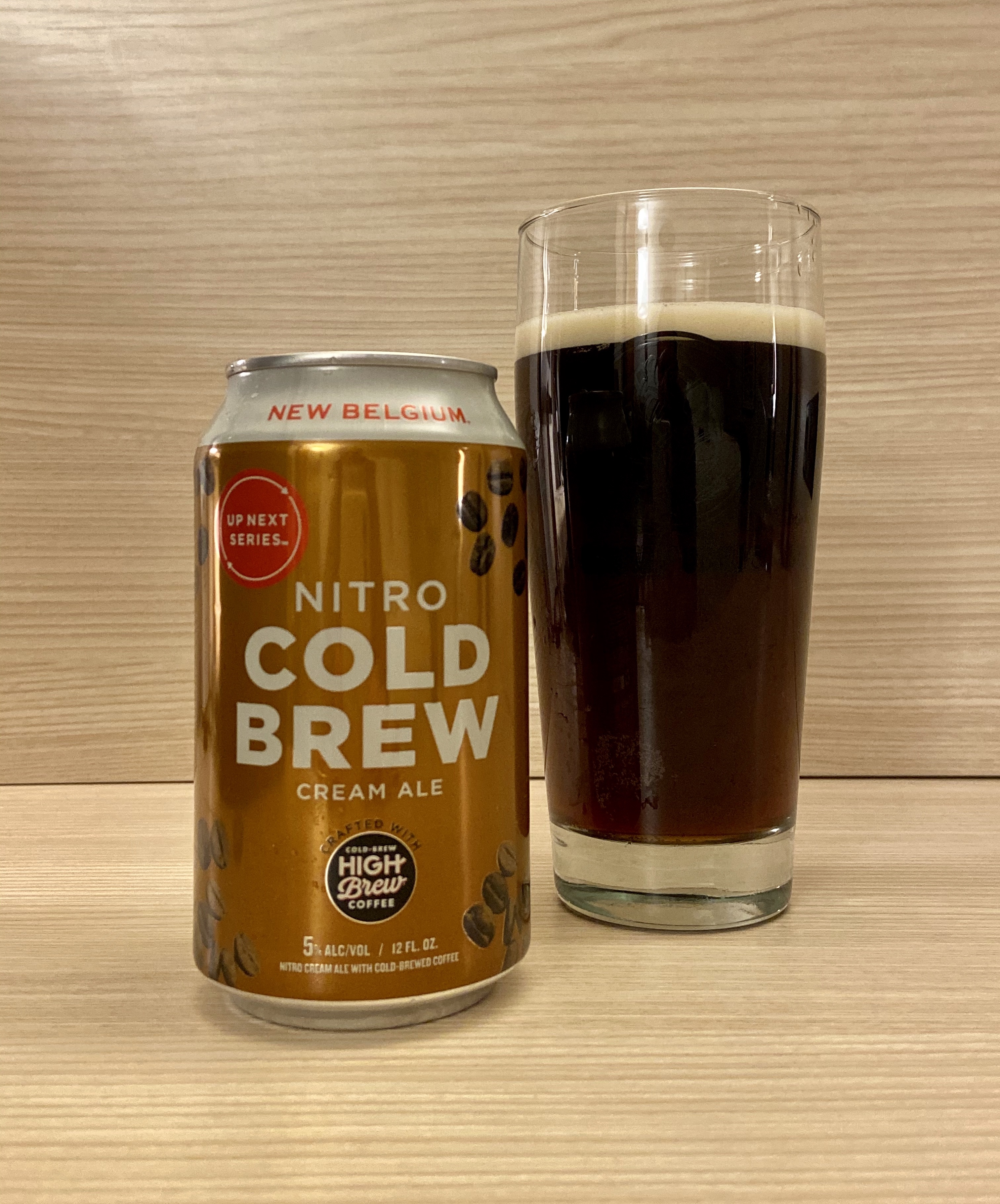 Beer Review New Belgium and High Brew Coffee Nitro Cold Brew Cream Ale