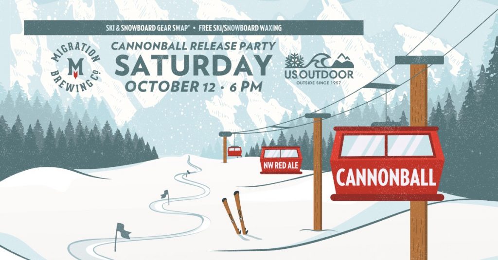 Migration Brewing And Us Outdoor To Host Cannonball Nw Red Ale Release