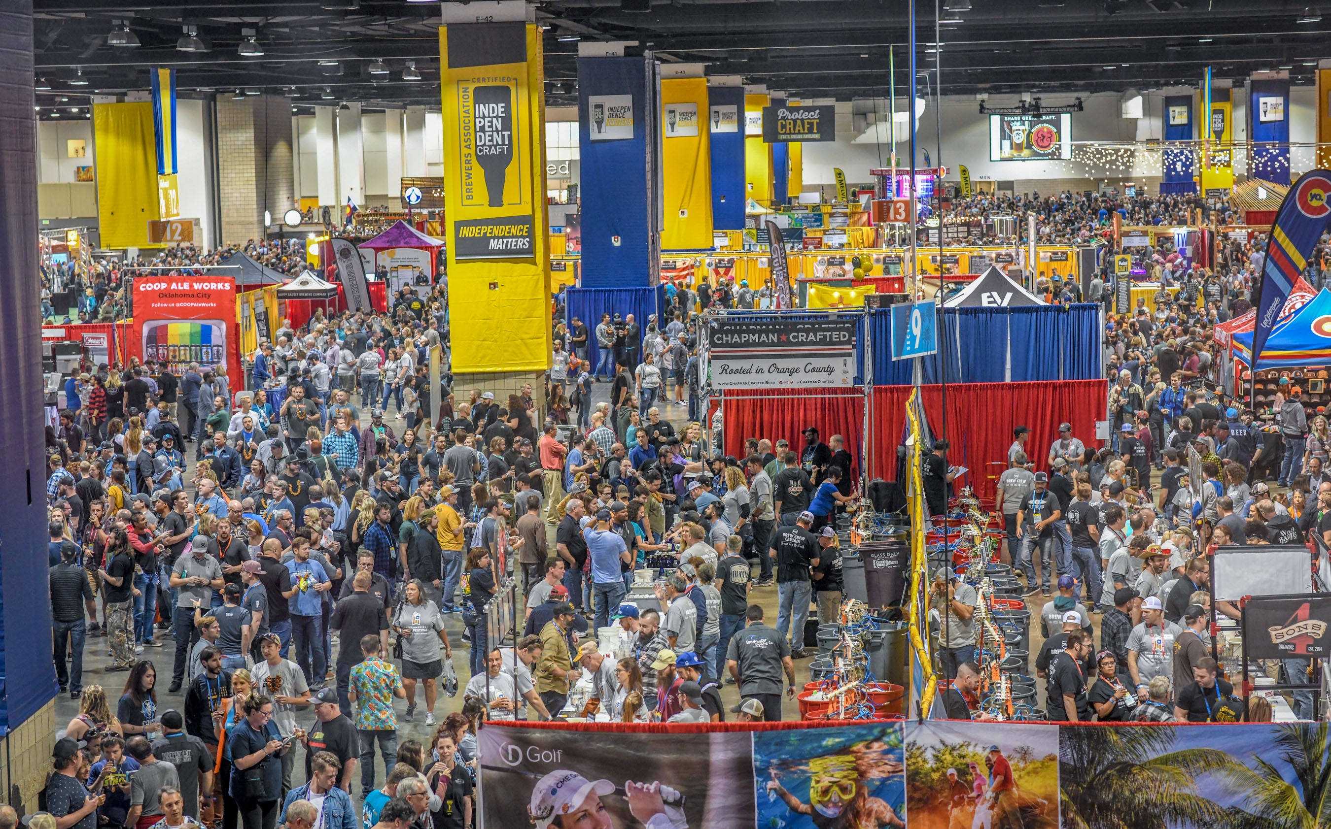 Attendees at the 2019 Great American Beer Festival - Photo ©Brewers Association