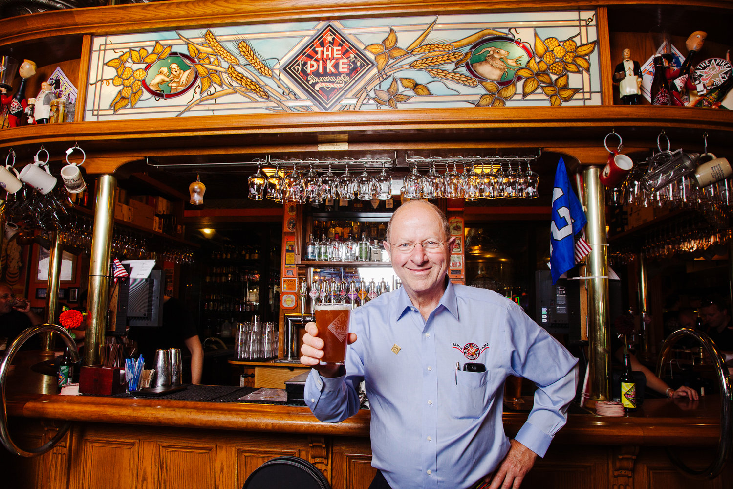 image of Charles Finkel courtesy of Pike Brewing