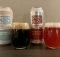 Public Coast Brewing StackStock Candy Cap Stout and Old Bog Farm Cranberry Kettle Sour.
