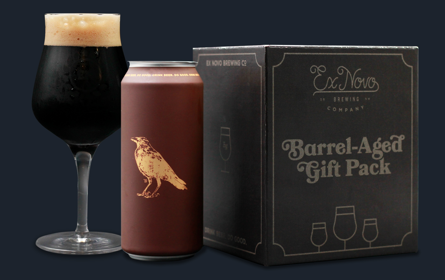 image of Ex Novo Barrel-Aged Gift Box courtesy of Ex Novo Brewing