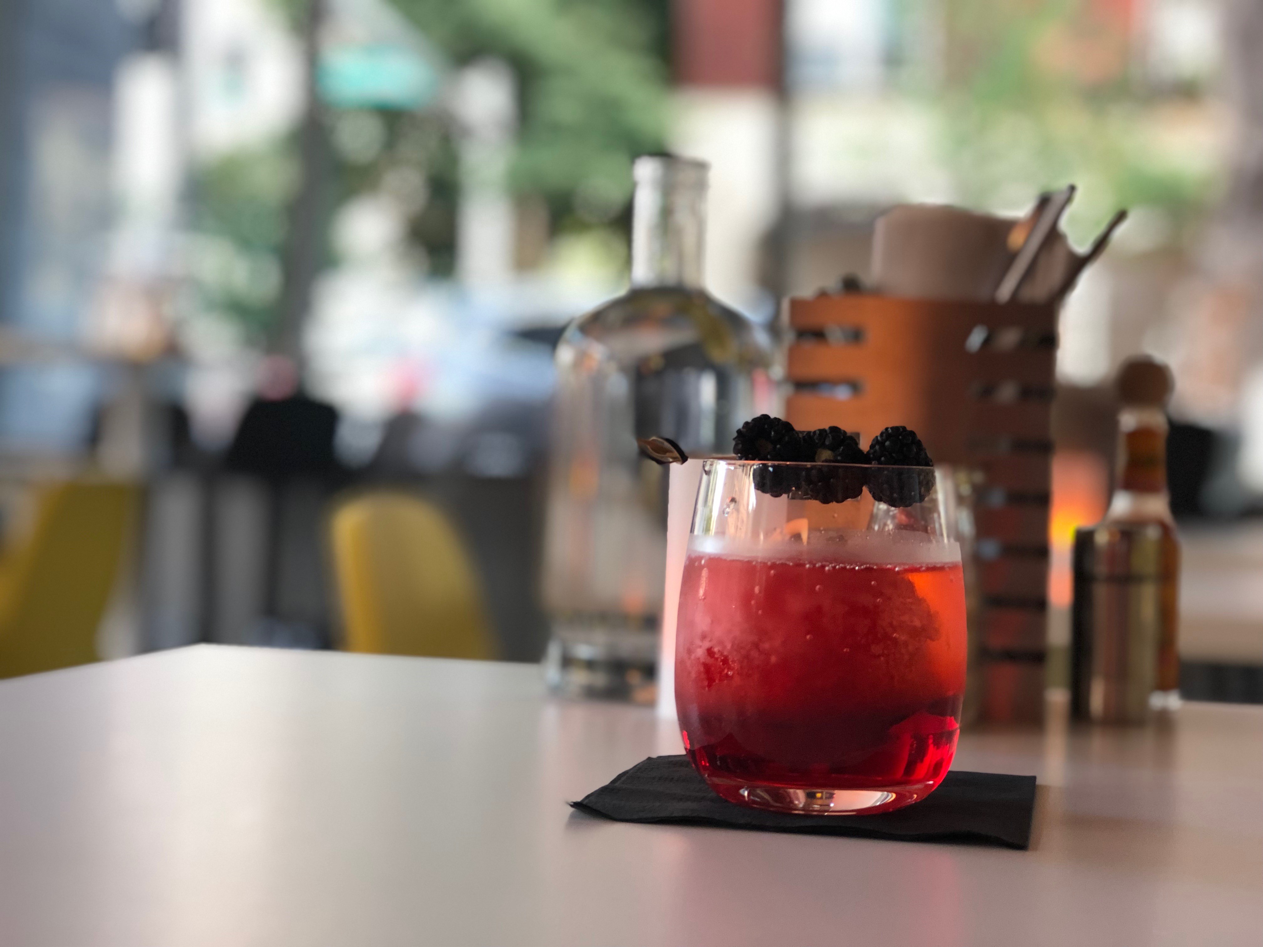 image of Red Rising cocktail courtesy of Radisson RED