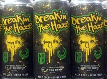 image of Breakin' the Haze - Gluten-Free Hazy IPA courtesy of Ground Breaker Brewing