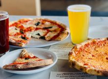 Its 2020 National Pizza Week and Rally Pizza is celebrating the week with pizza and beer from Loowit Brewing. (image courtesy of Rally Pizza)
