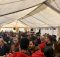 The festive crowd fills the tent at the NW Coffee Beer Invitational.