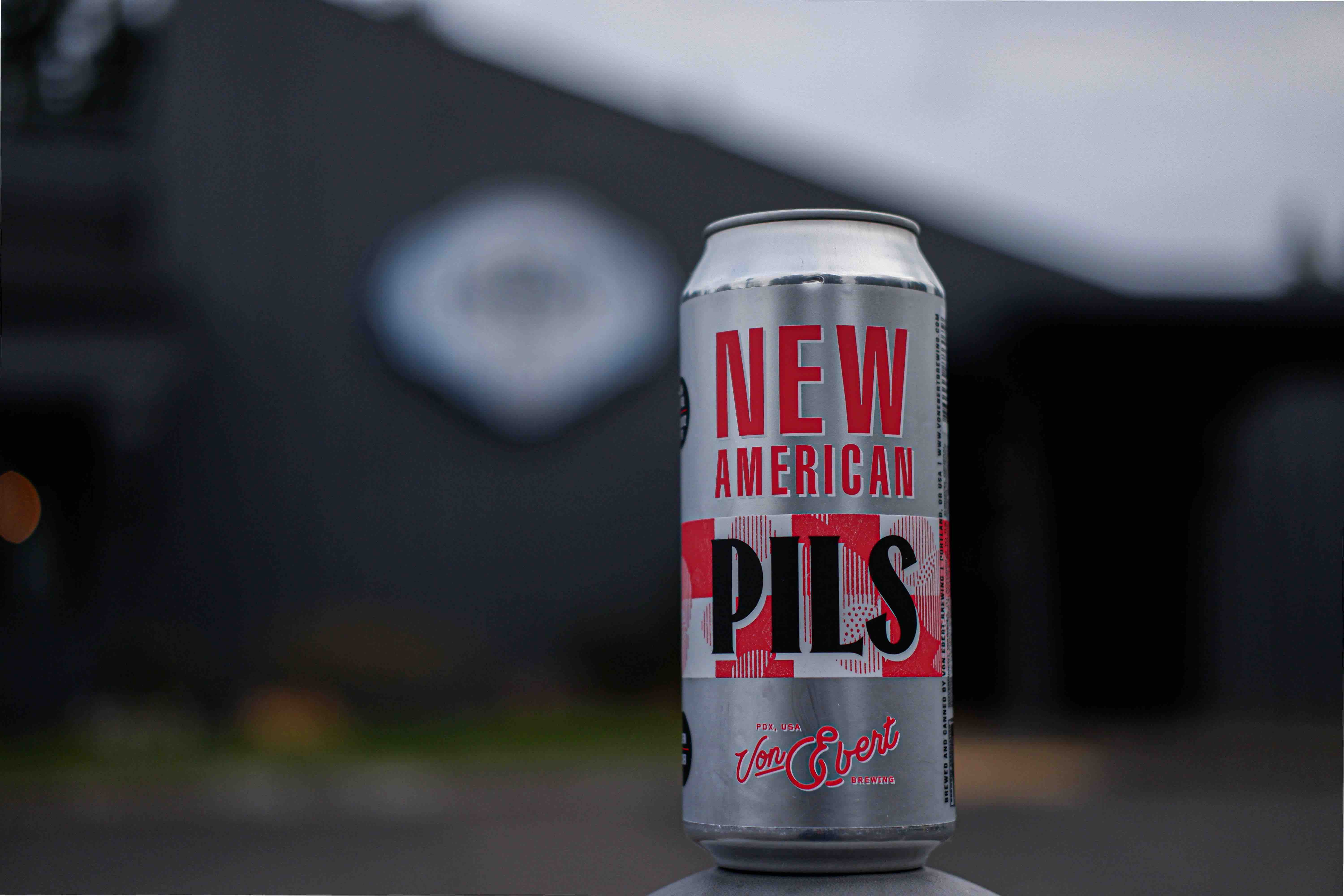 image of New American Pils courtesy of Von Ebert Brewing