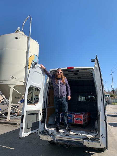 Ben Love may be knocking on your front door if you order beer for home delivery in Portland from Gigantic Brewing. (image courtesy of Gigantic Brewing)