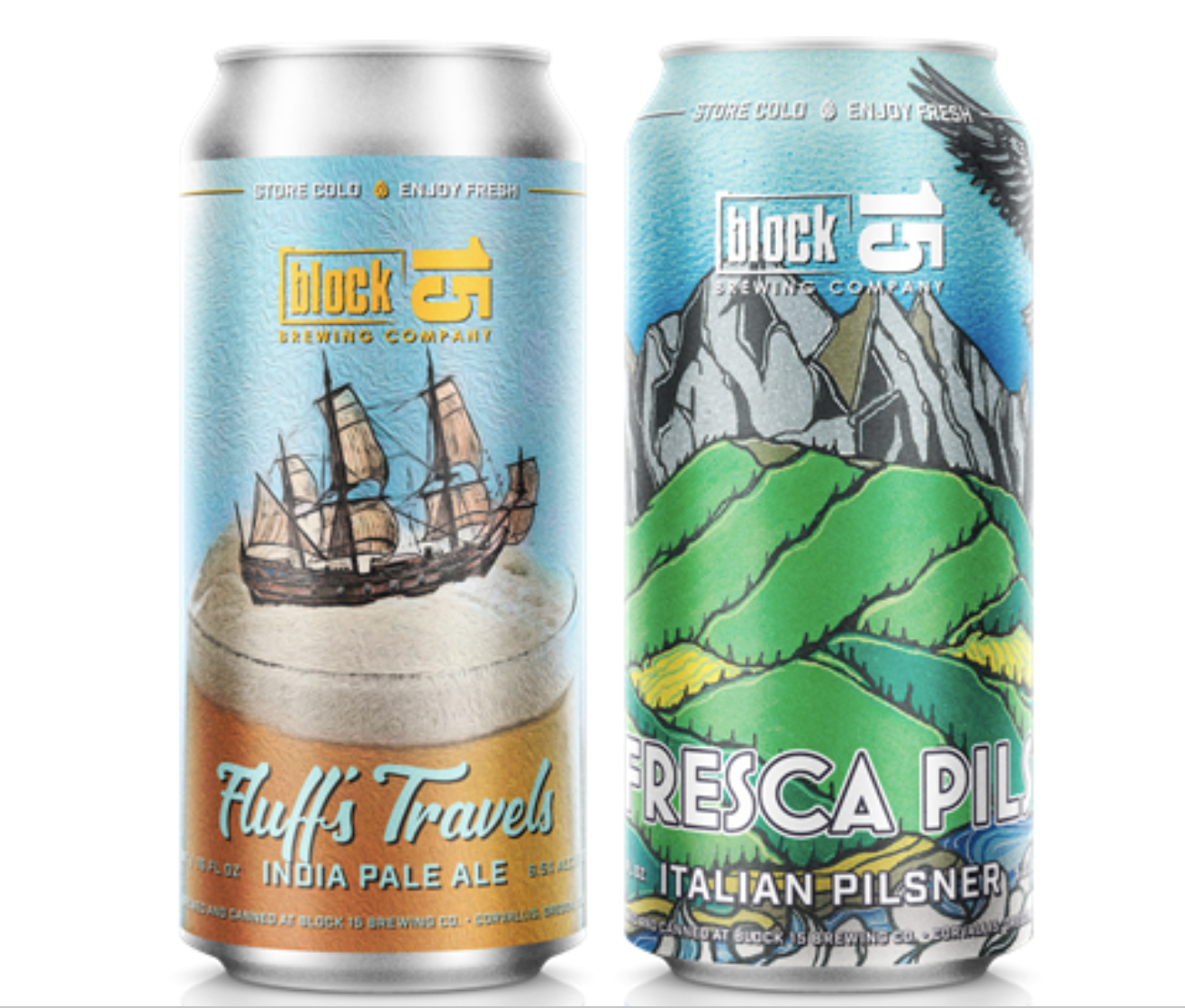 Block 15 Brewing Fluff’s Travels and Fresca Pils