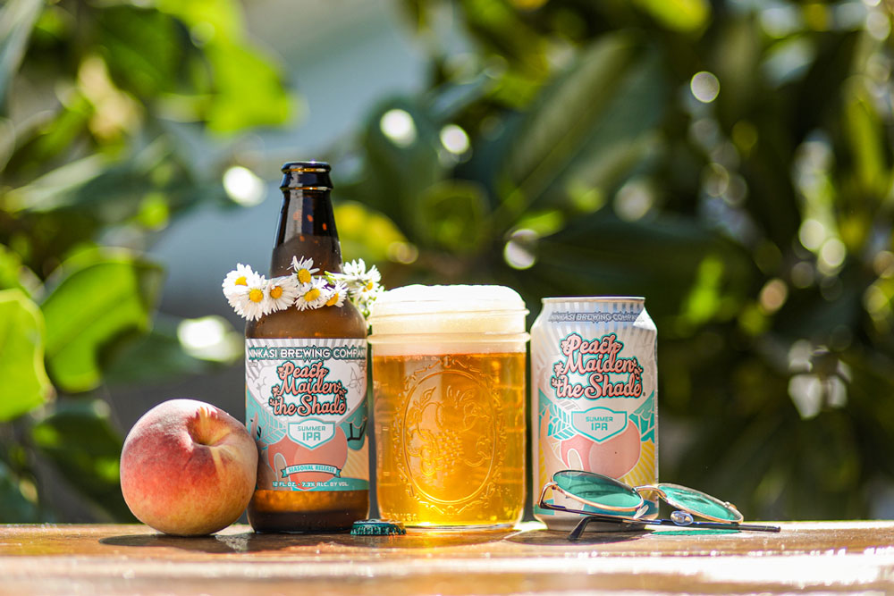 image of Peach Maiden the Shade courtesy of Ninkasi Brewing