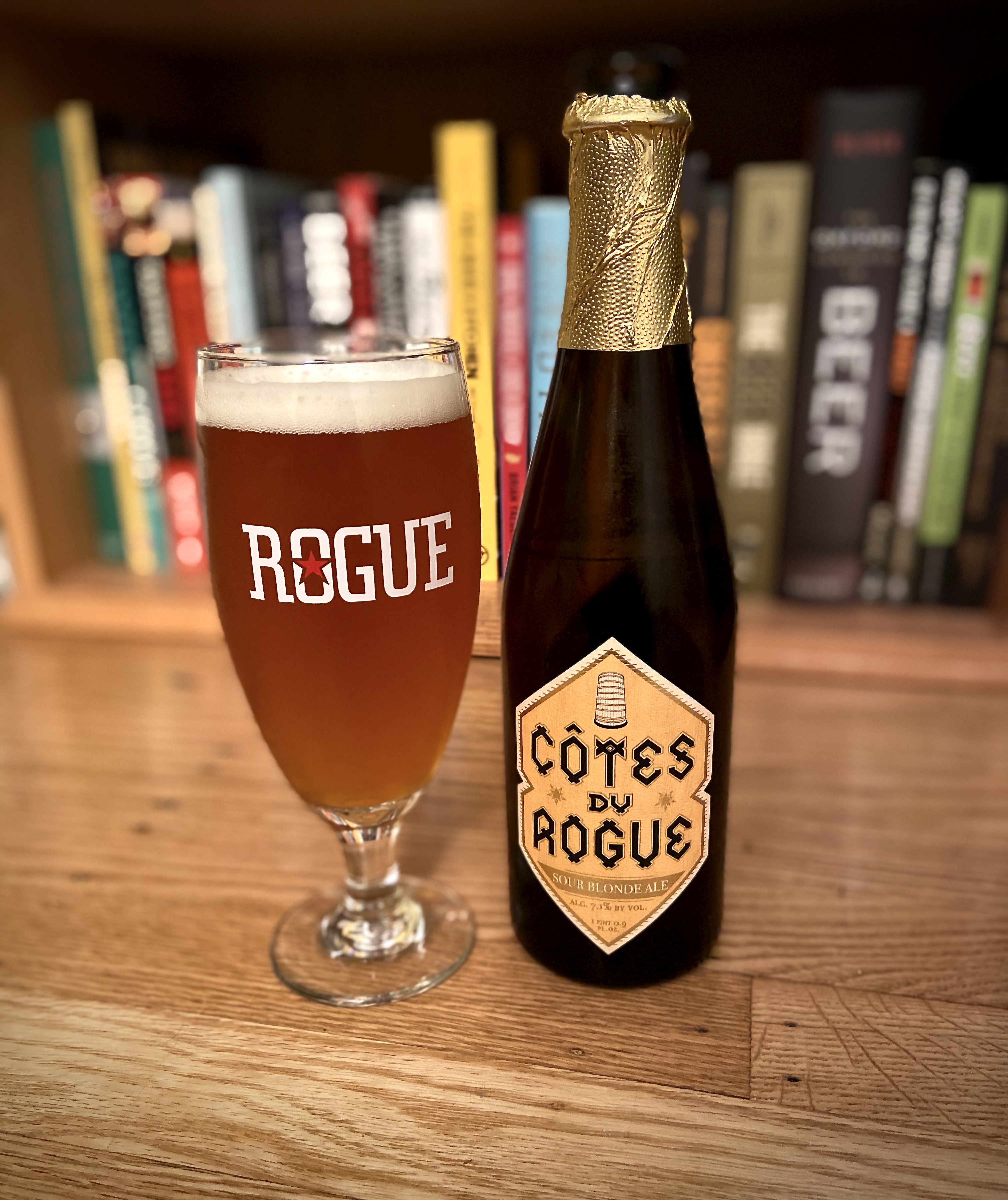 Côtes du Rogue is a fine example of a mixed culture, barrel-aged sour ale.