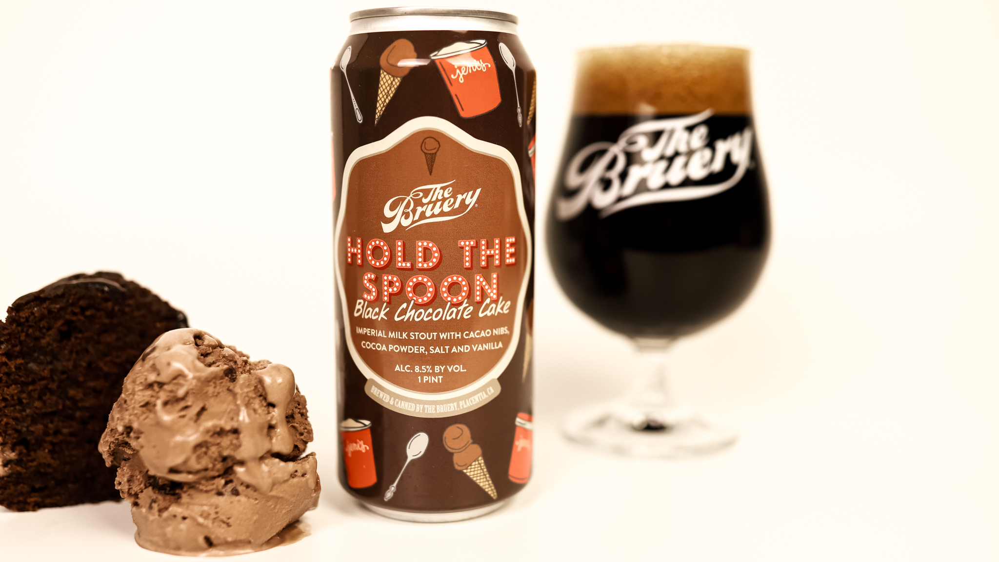 image of Hold The Spoon Black Chocolate Cake, a collaboration with The Bruery and Jeni’s Splendid Ice Creams courtesy of The Bruery