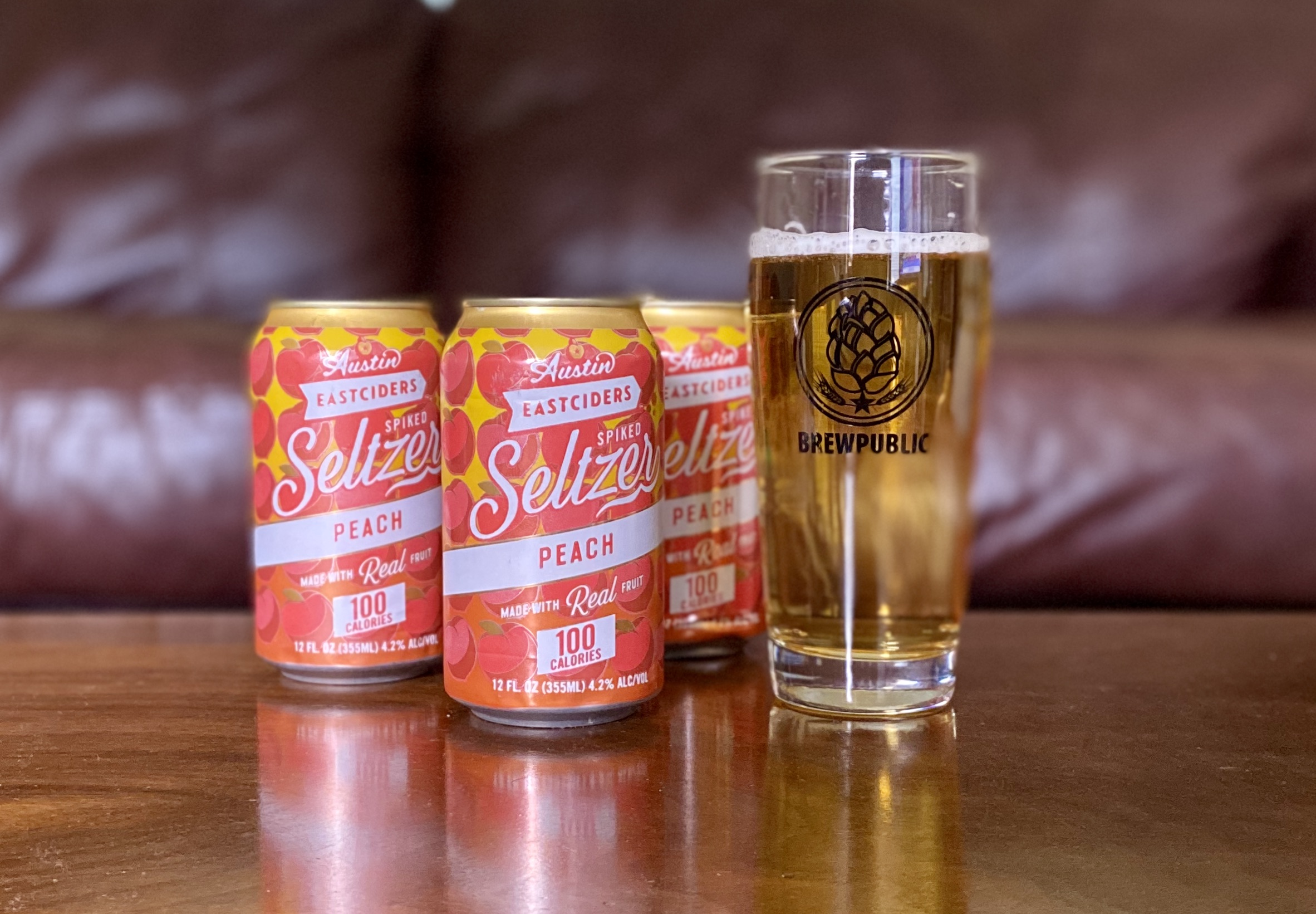 Austin Eastciders Releases Peach Spiked Seltzer in 12oz cans.