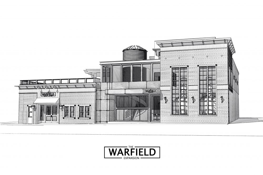 image of Warfield Distillery & Brewery rendering courtesy of Warfield Distillery & Brewery
