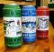 image of cans of Friar Mike's IPA, Vertigo IPA, and Raspberry Wheat courtesy of Vertigo Brewing