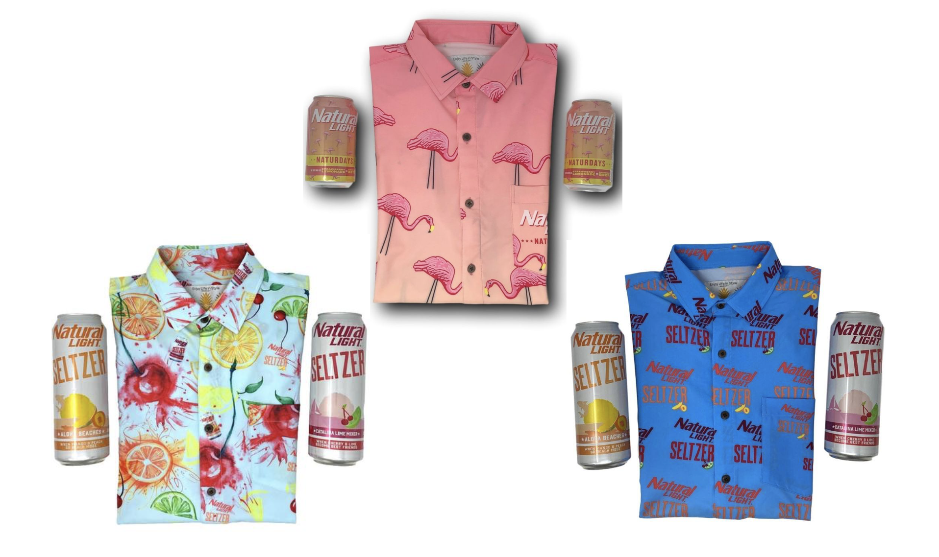 Tropical Bros Partners with Natural Light on Hawaiian Style Shirts