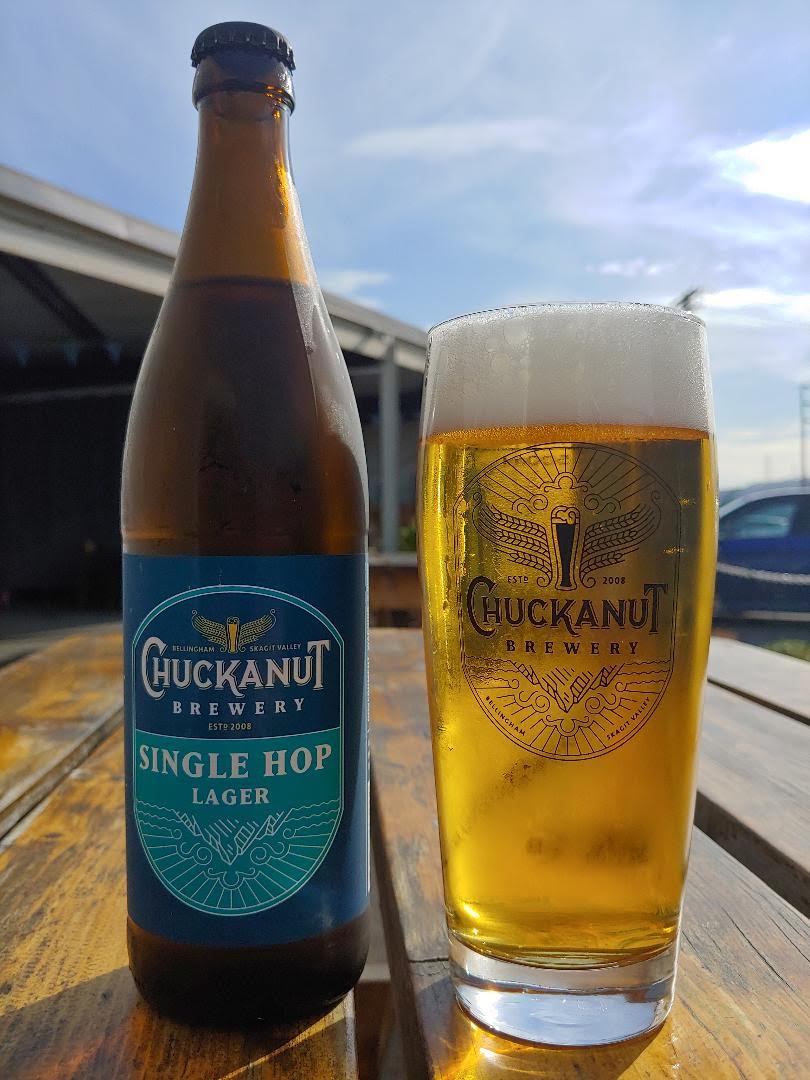image of Single Hop Lager courtesy of Chuckanut Brewery