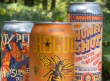 Honey Kolsch from Rogue Ales & Spirits wins gold at the annual Honey Beer Competition. (image courtesy of the National Honey Board)