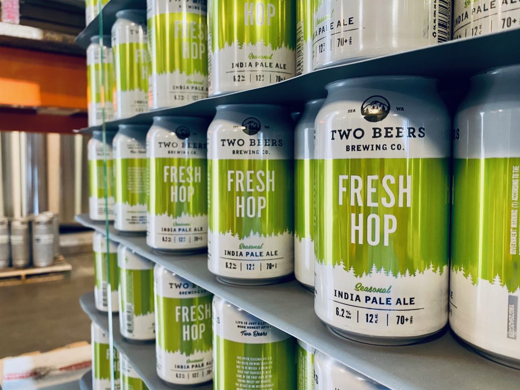 Two Beers Brewing Co. Gets a Jump on Hop Harvest with Fresh Hop IPA ...