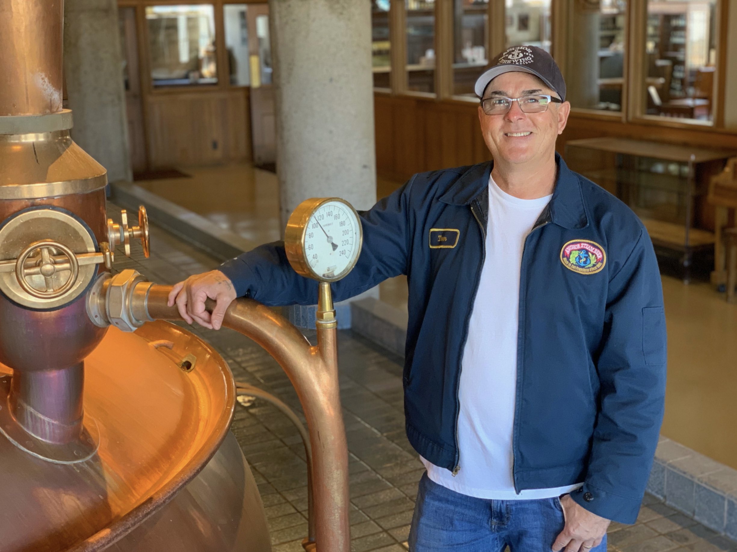 Thomas Riley, the newly appointed Brewmaster at Anchor Brewing Company. (image courtesy of Anchor Brewing)