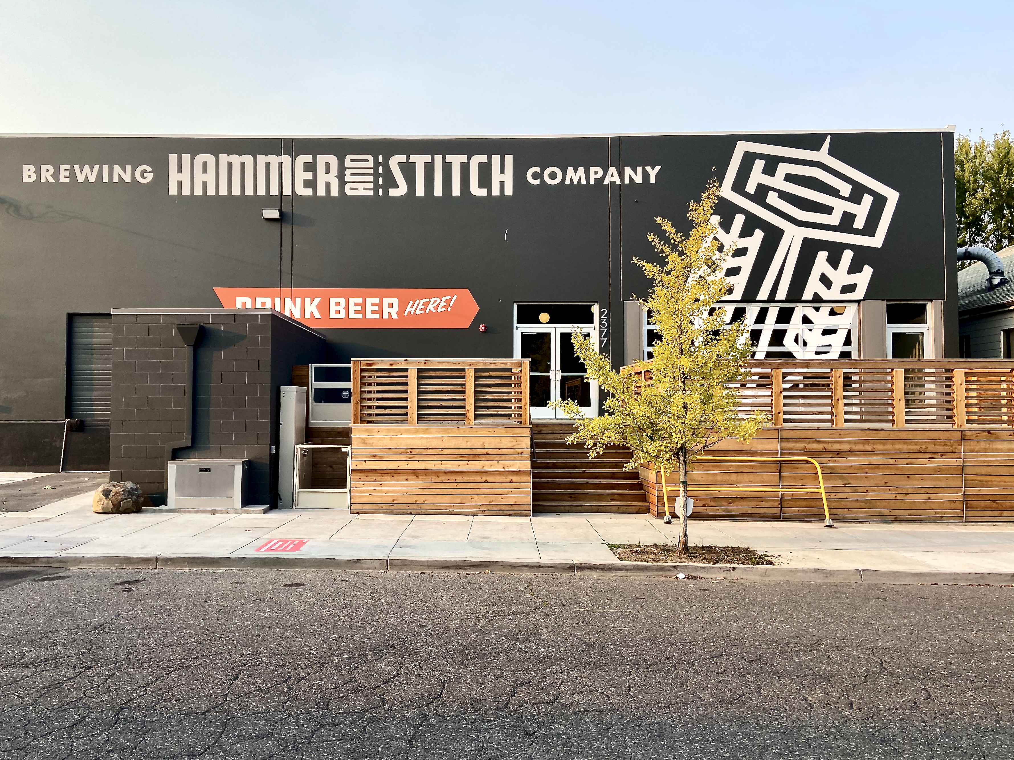 Portland's latest brewery, Hammer & Stitch Brewing Co., opens on Saturday, October 10, 2020.