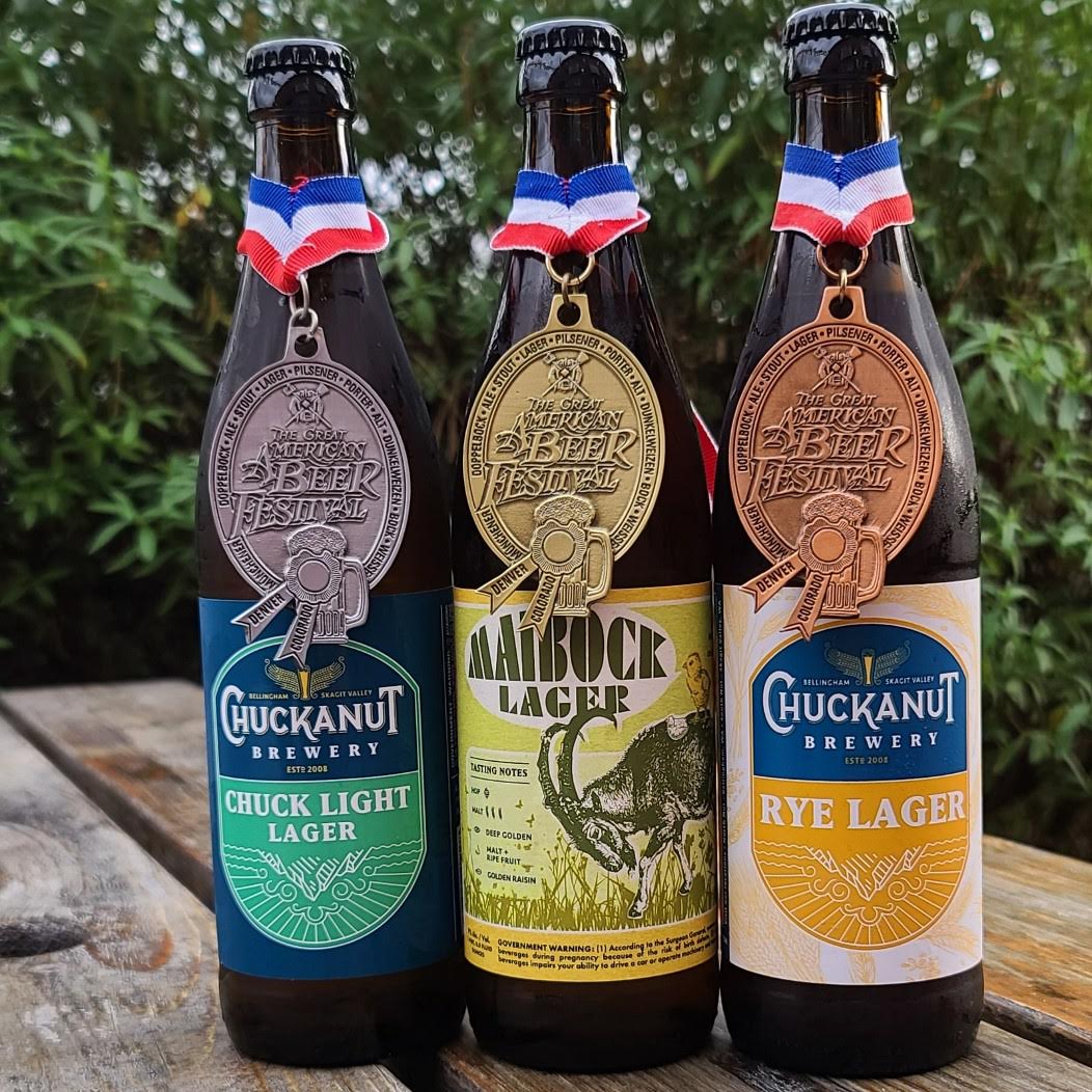Chuckanut Brewery was awarded three medals at the 2020 Great American Beer Festival. (image courtesy of Chuckanut Brewery)