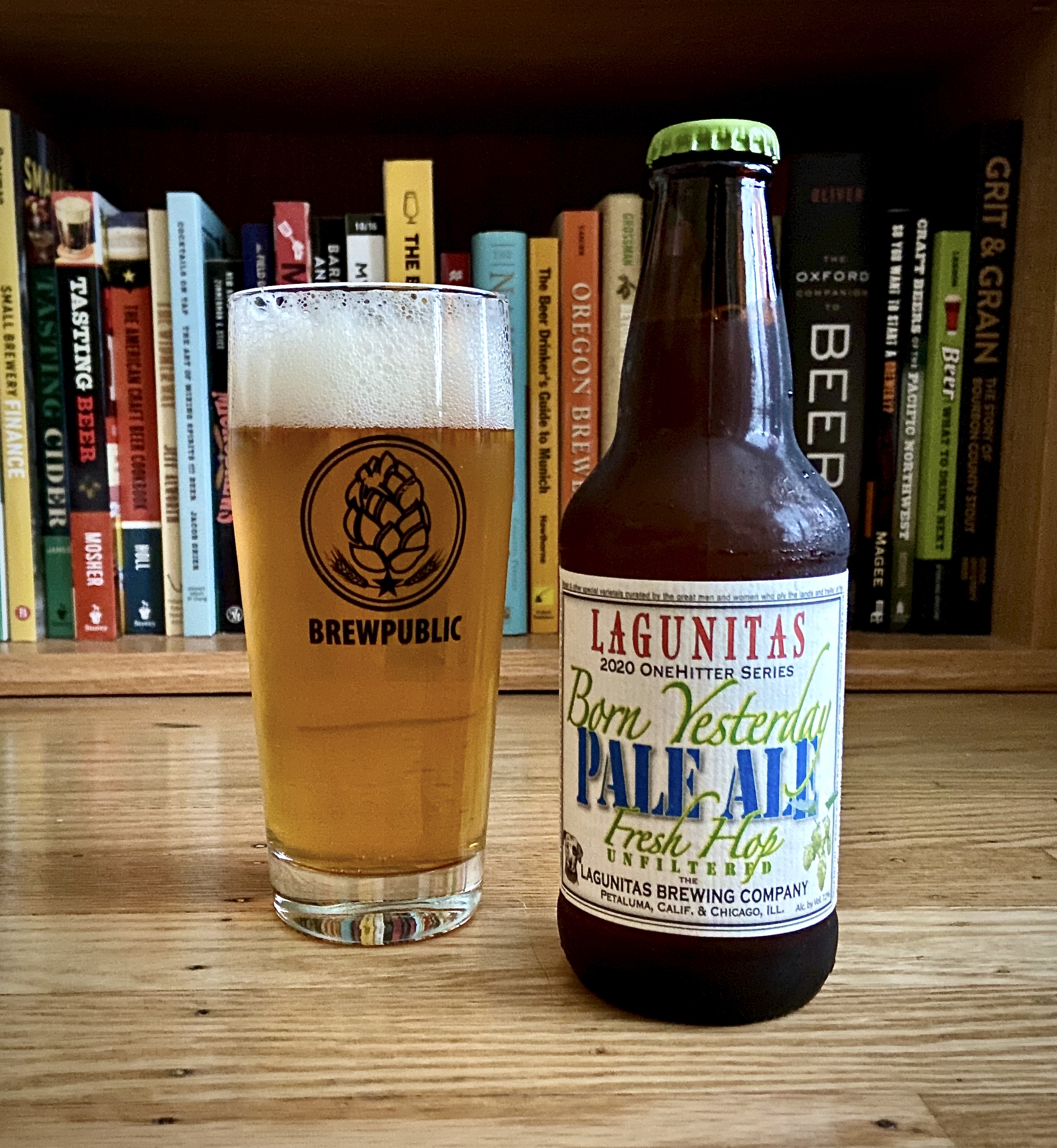 The 2020 Born Yesterday Fresh Hop Pale Ale is now available from Lagunitas Brewing.